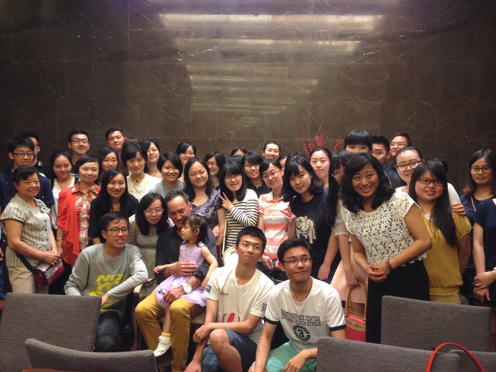  BTW this nice guy in the middle of the frame front row came all the way from Mongolia to meet me. Really nice guy.