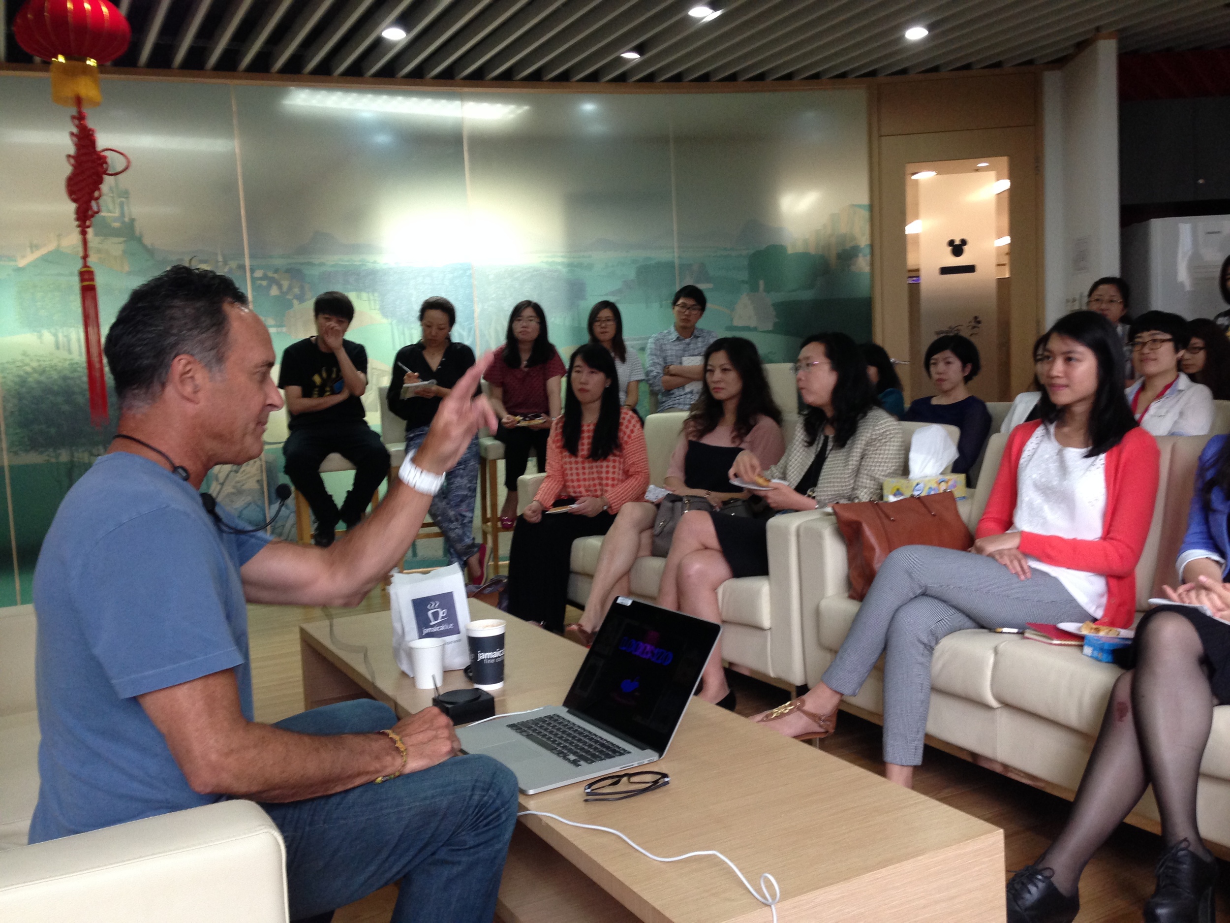 At noon I gave a presentation on my 35 year disney career to my fellow disney employees at their disney offices. 