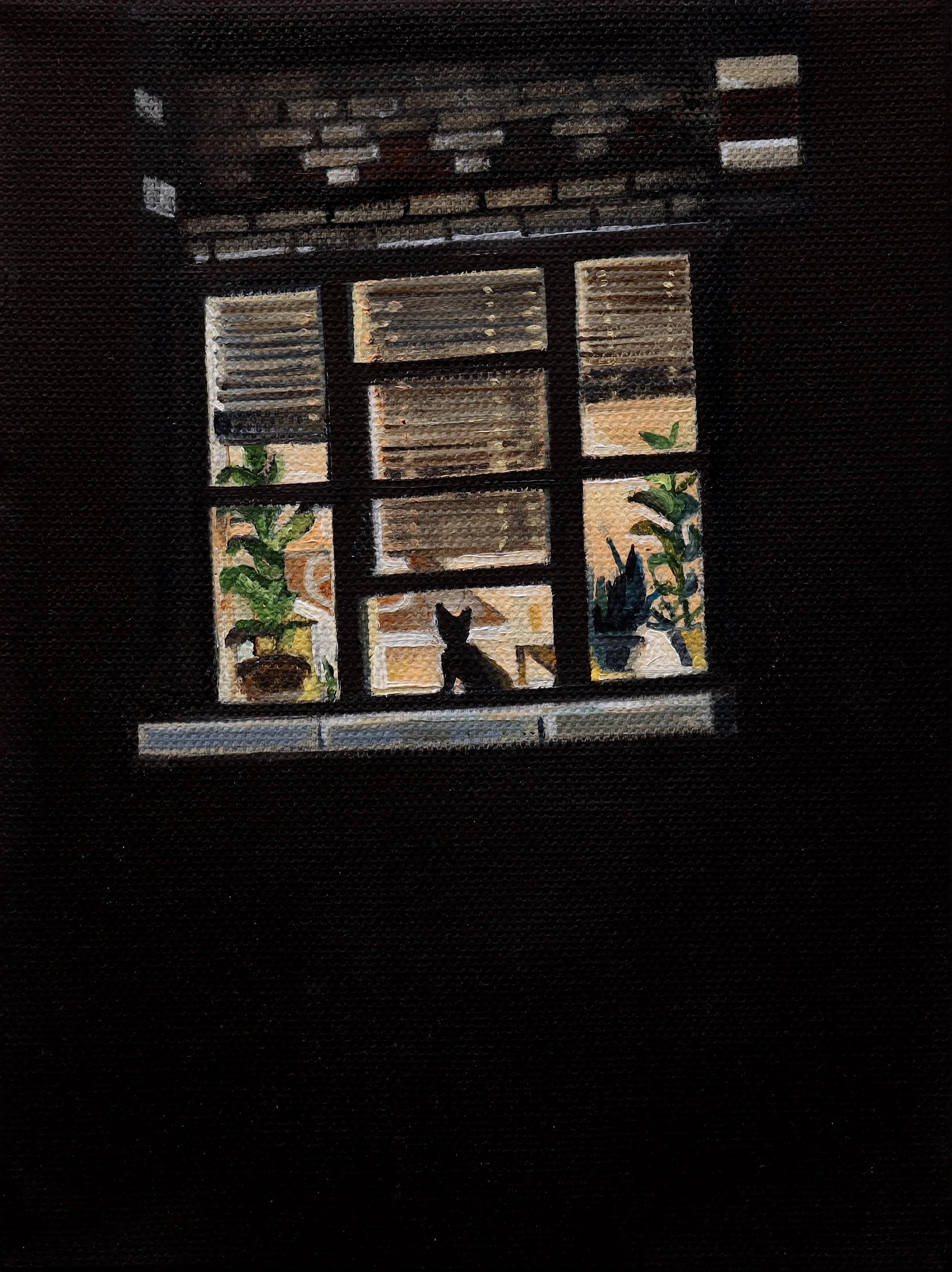 Cat Study, 2023, oil on canvas, 5 x 7 inches.jpeg