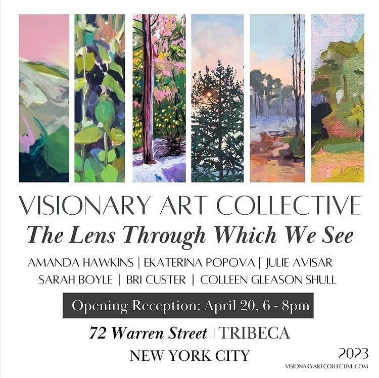 Pinching myself and pleased to announce that I will be one of the six artists in 𝙏𝙝𝙚 𝙇𝙚𝙣𝙨 𝙏𝙝𝙧𝙤𝙪𝙜𝙝 𝙒𝙝𝙞𝙘𝙝 𝙒𝙚 𝙎𝙚𝙚, Visionary Art Collective&rsquo;s first gallery exhibition. I&rsquo;m honored to show my work alongside:

🌟Amanda 