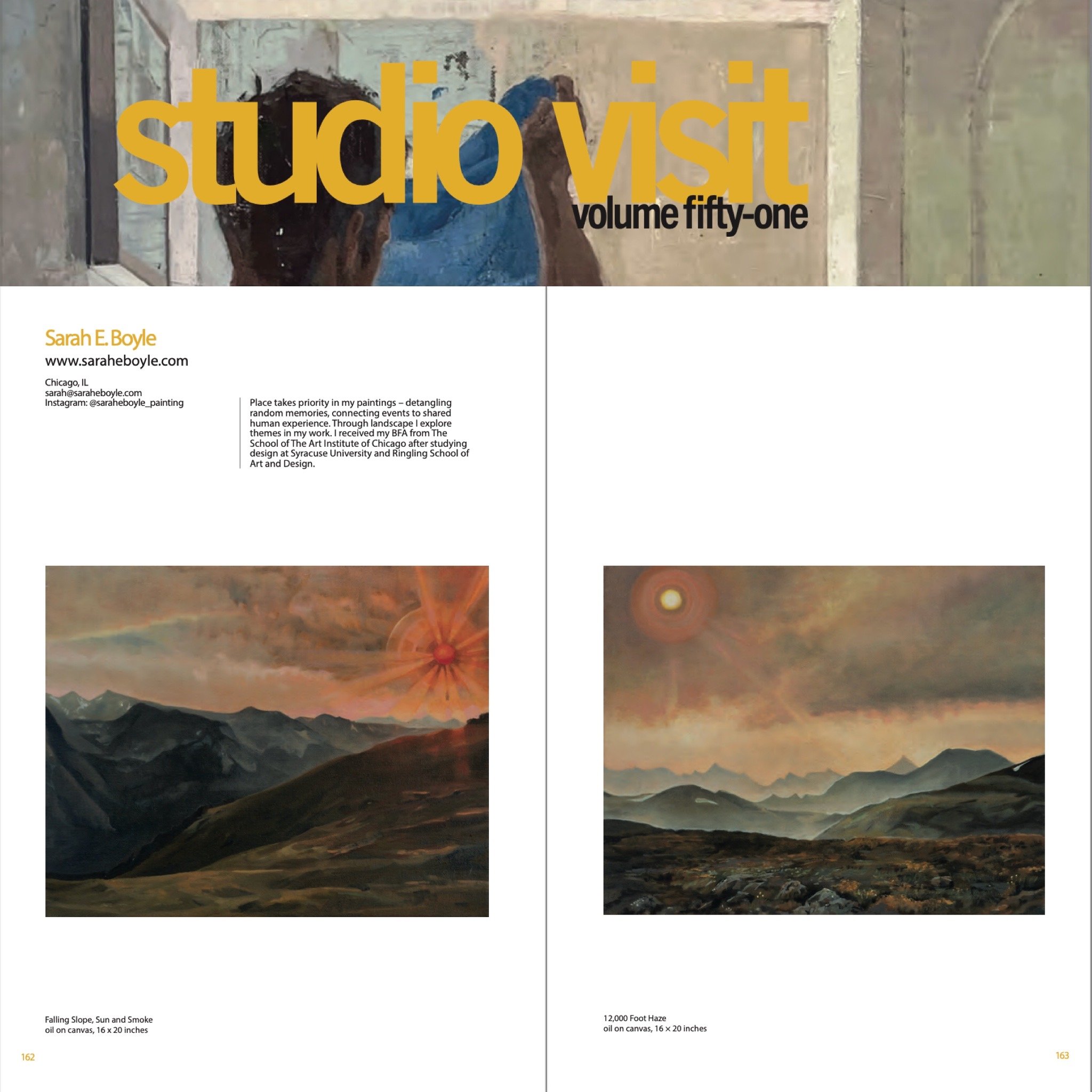 Artist Feature, Studio Visit Magazine, Volume 51, curated by Lauren Szumita, May 2024