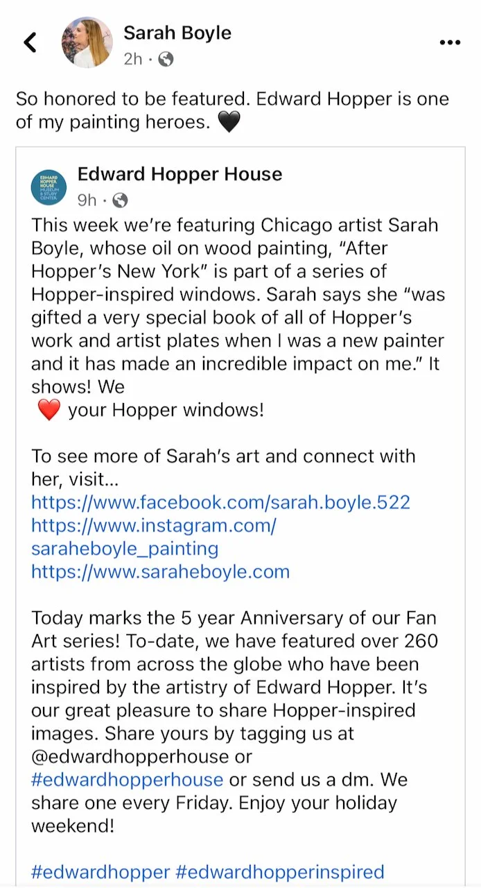 Edward Hopper House_ Artist of the Week_ Facebook Feature_ Nov. 2023