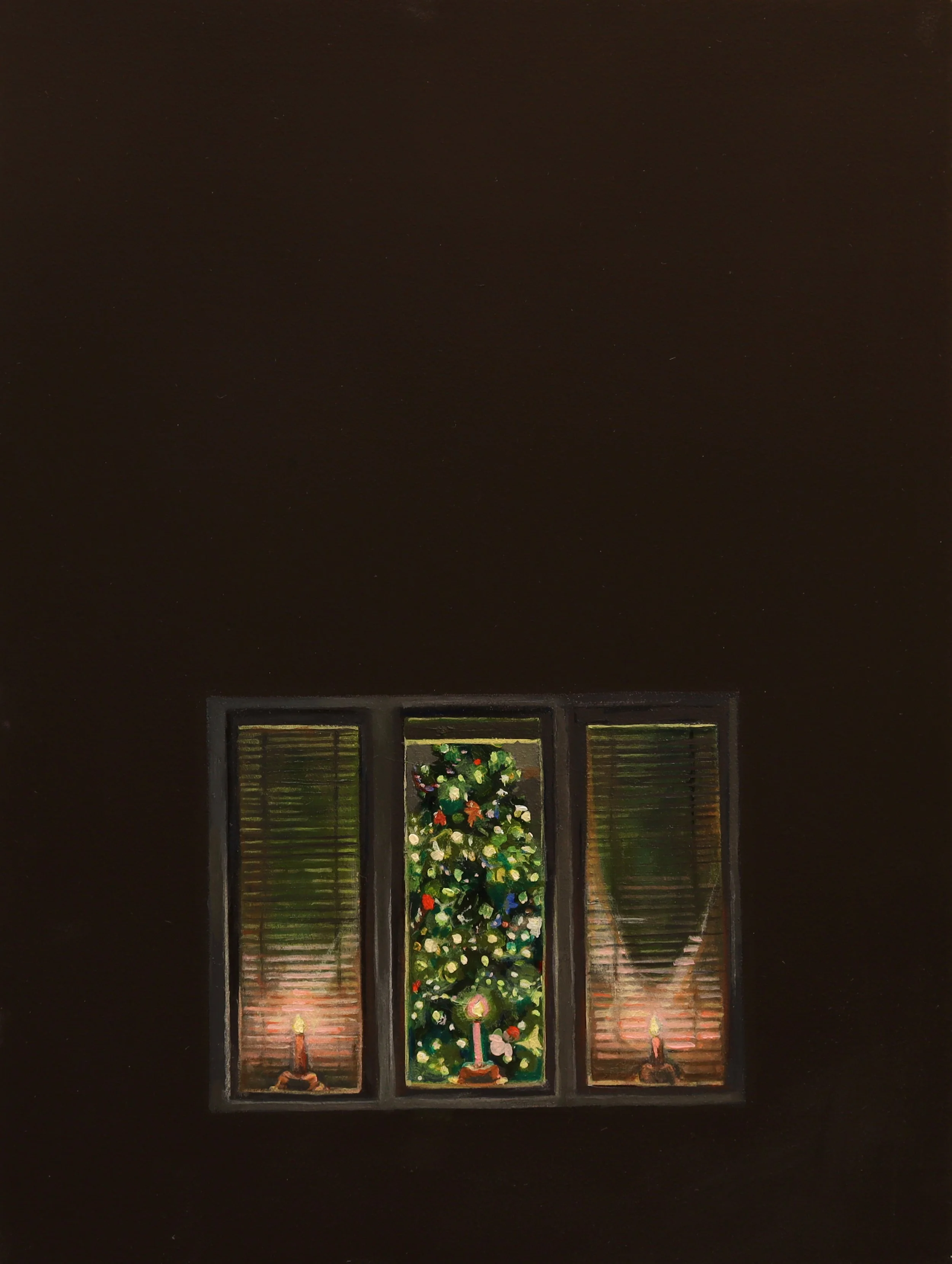 24-12, 01.06.2023, My Christmas, Indianapolis, 2024, oil on wood panel, 9 x 12 inches.jpeg