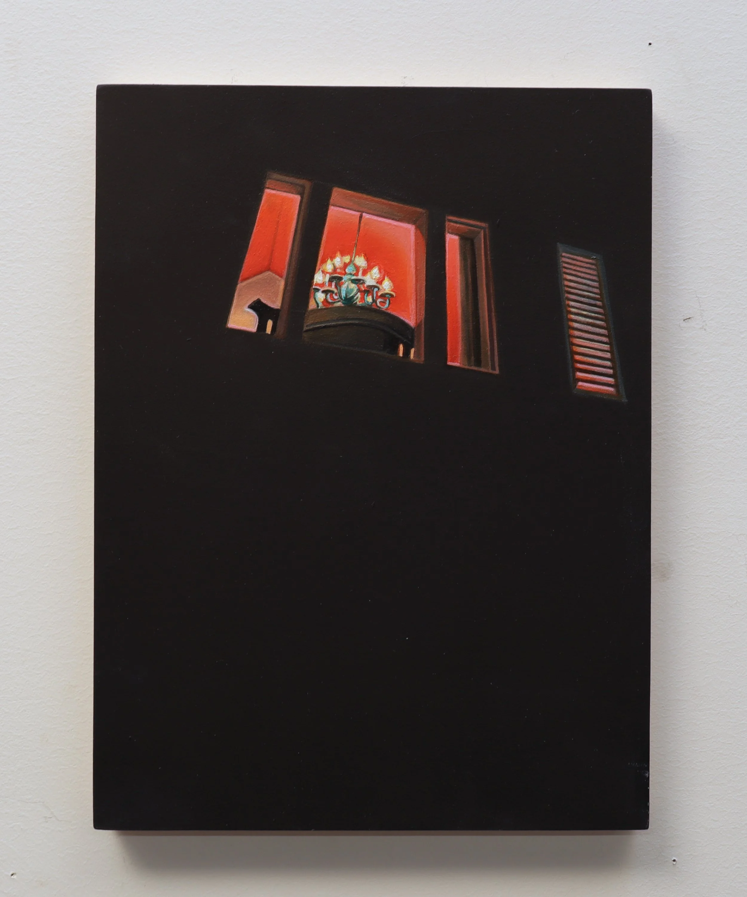 03.07.2024, Patina and Red Ceiling, 2024, oil on wood panel, 9 x 12 inches_ Detail 01.jpeg