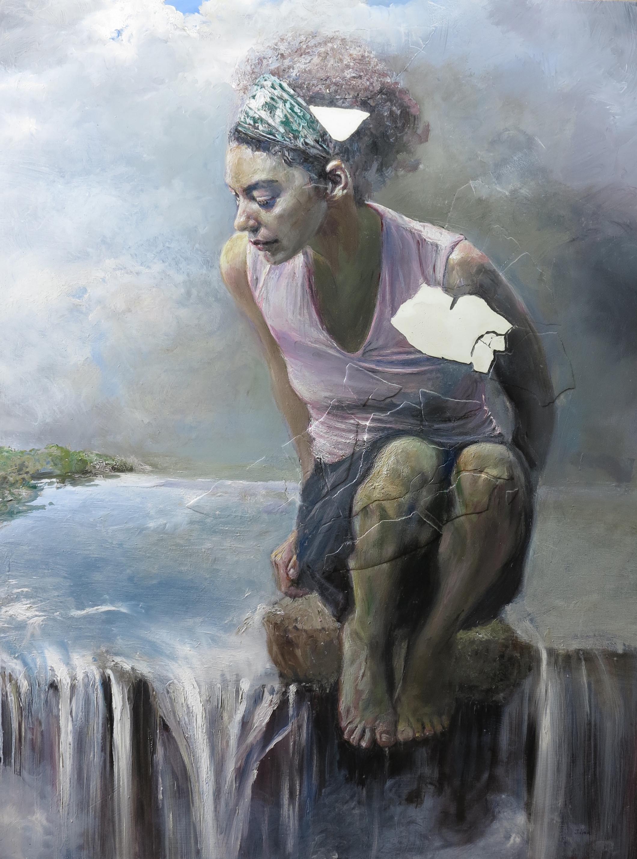 Memory's Reflection | oil and plaster on board | 40x30