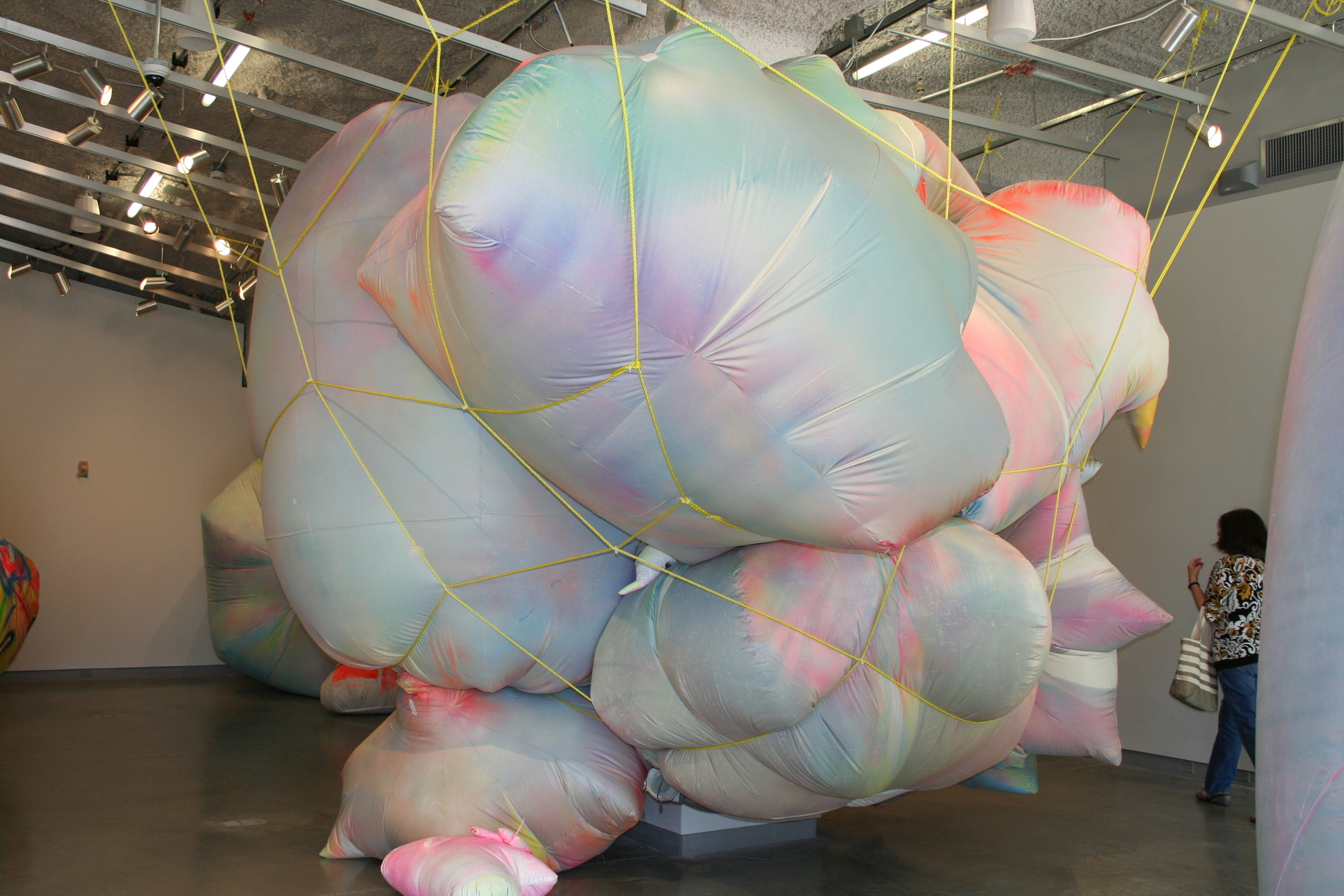 Artwork on view in the University Gallery, Normal, Illinois