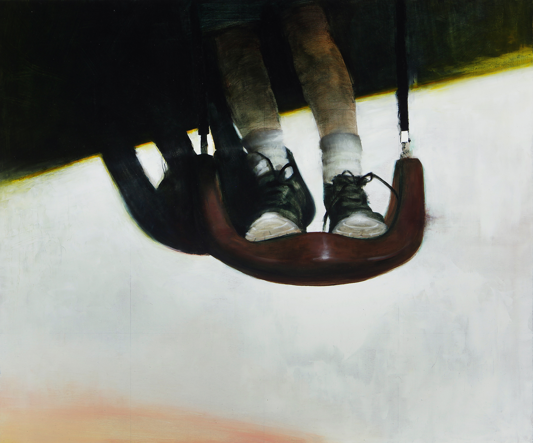 Averi Endow, Oscillation, oil on panel, 20" x 24", 2016