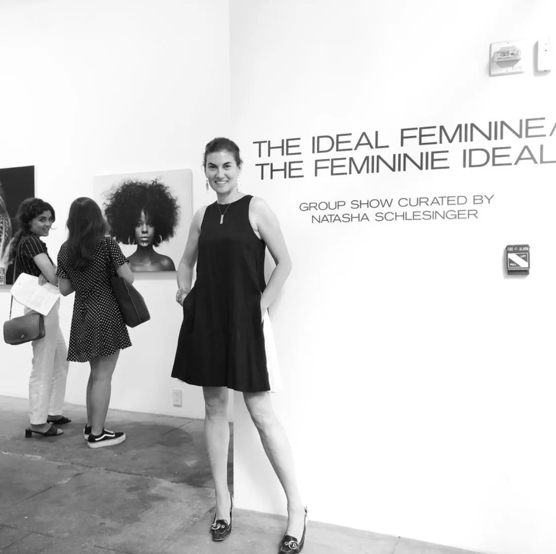 Natasha at the opening of The Ideal Feminine, The Feminine Ideal? at Winston Wachter Fine Art photo credit Tanya Malott