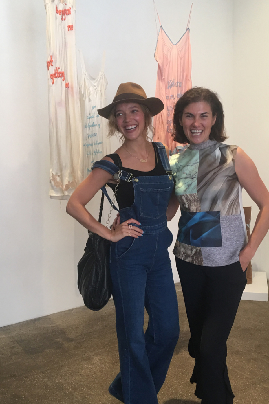 Zoe Buckman, Natasha Schlesinger and a networking event at Ideal Feminine/Feminine Ideal?