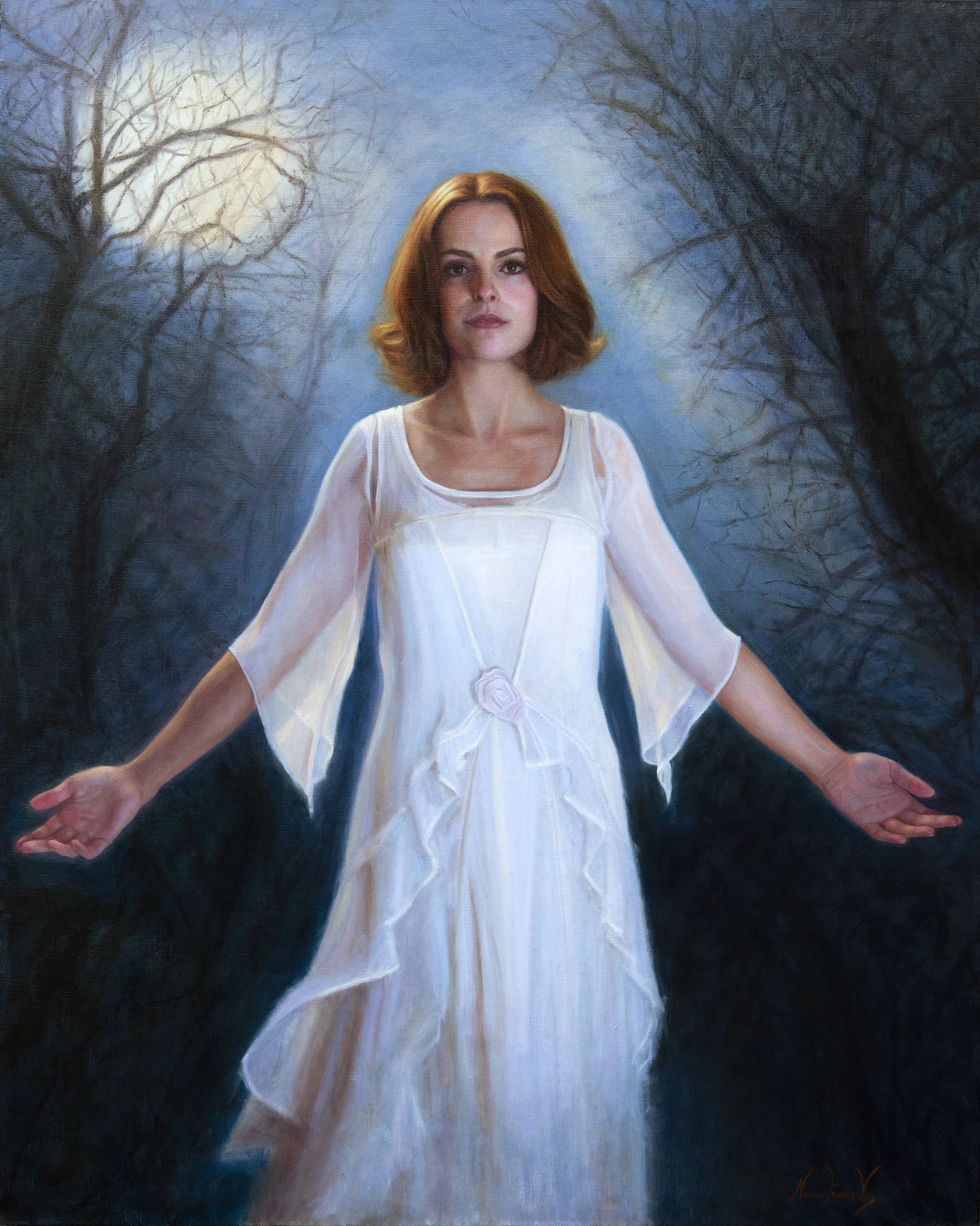 Goddess of Light | oil on panel