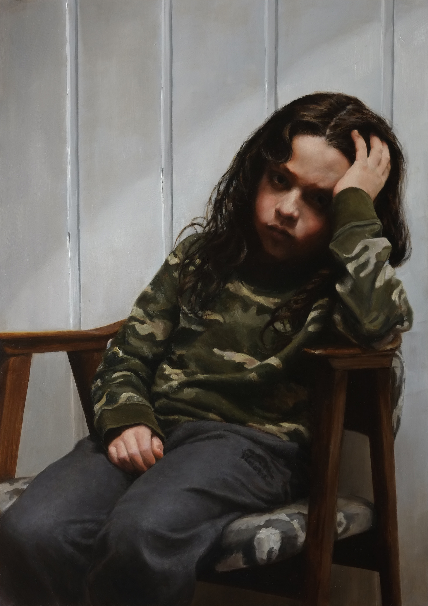 Alessandro Tomassetti | How Soon Is Now? | oil on aluminum panel (framed) | 19.75 x 27.5 inches | 2017
