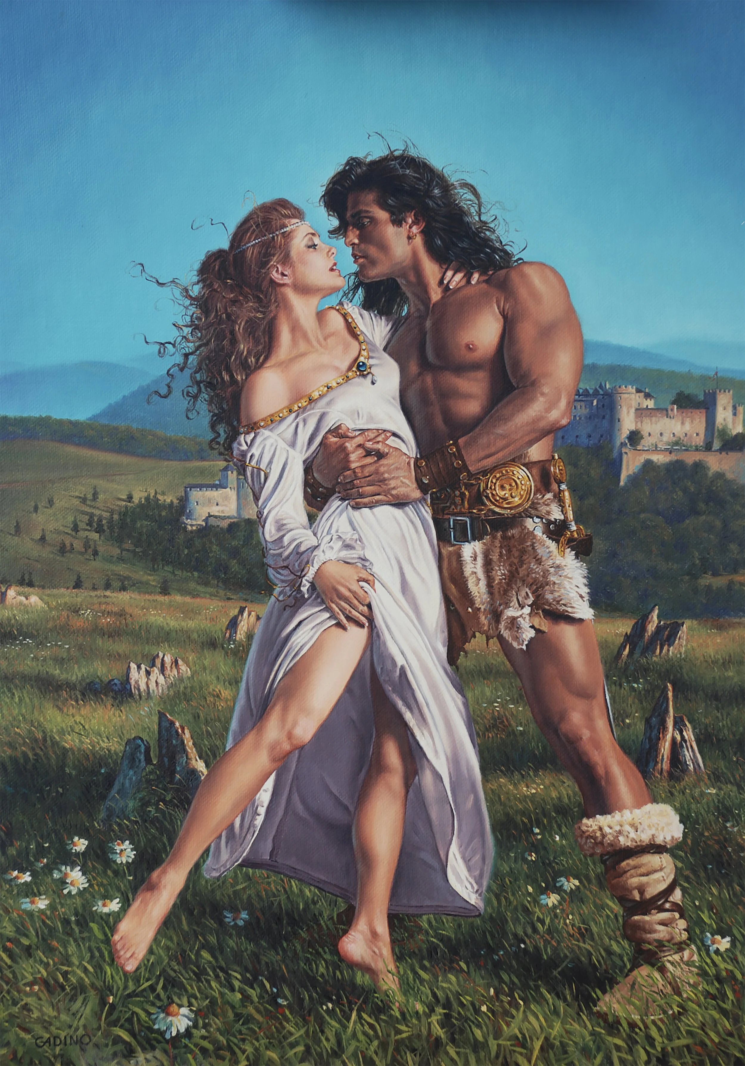 Victor Gadino,
The Princess and the Barbarian, 1992 | Oil on canvas