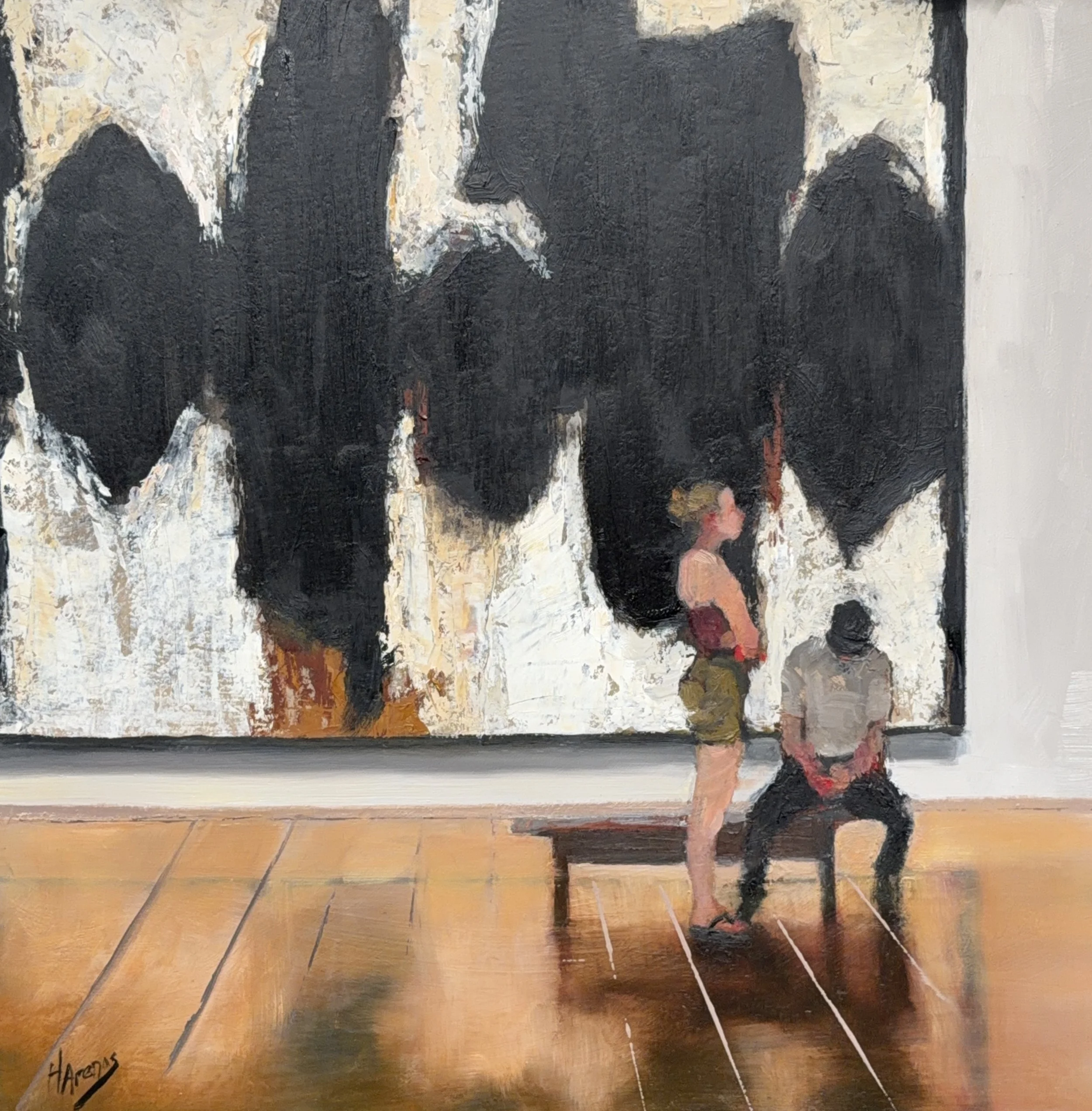 Heather Arenas | Elegy for Gen Z, 2026 | Oil on aluminum