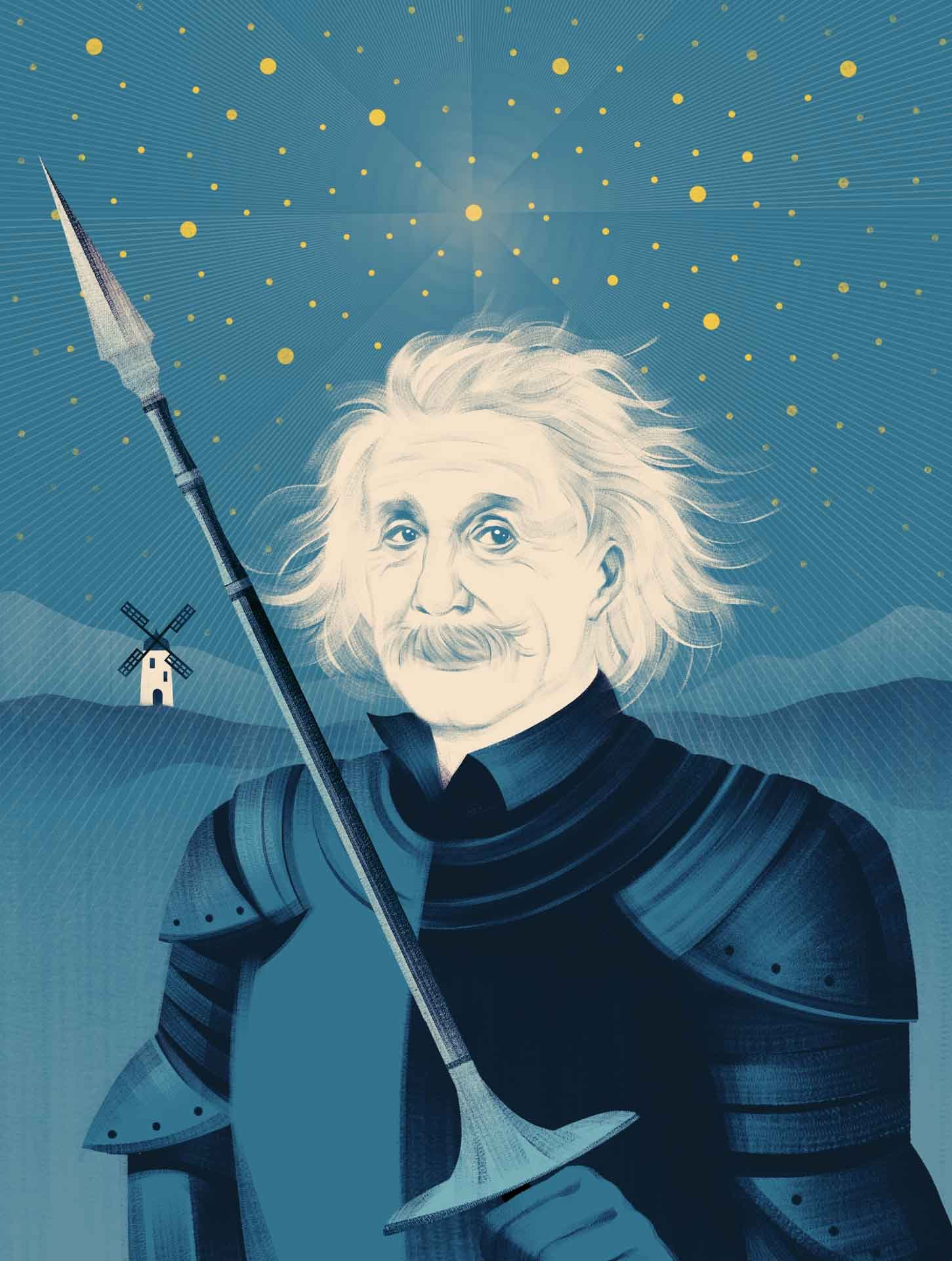 Don Quixote-Einstein