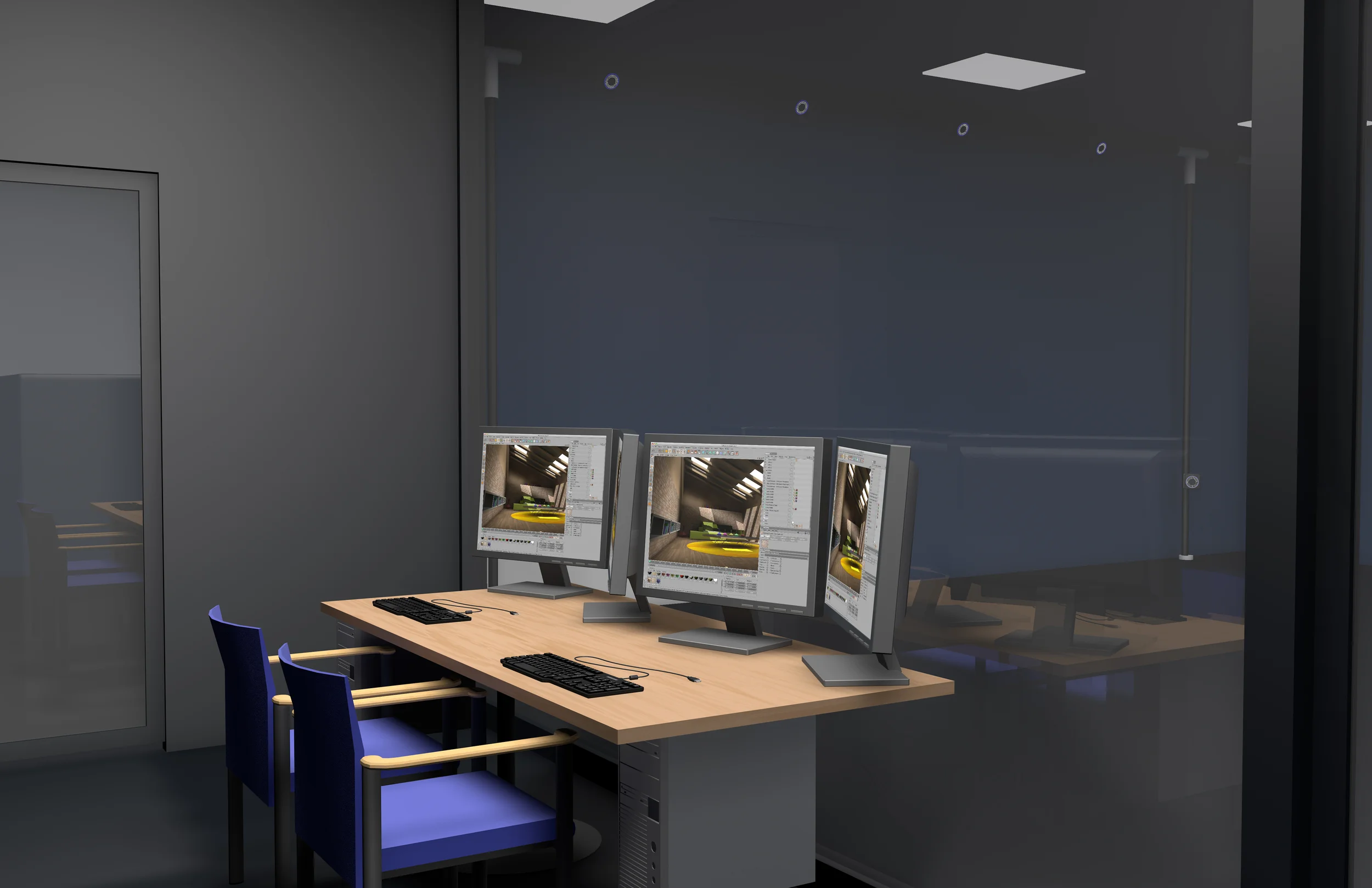 Control room.
