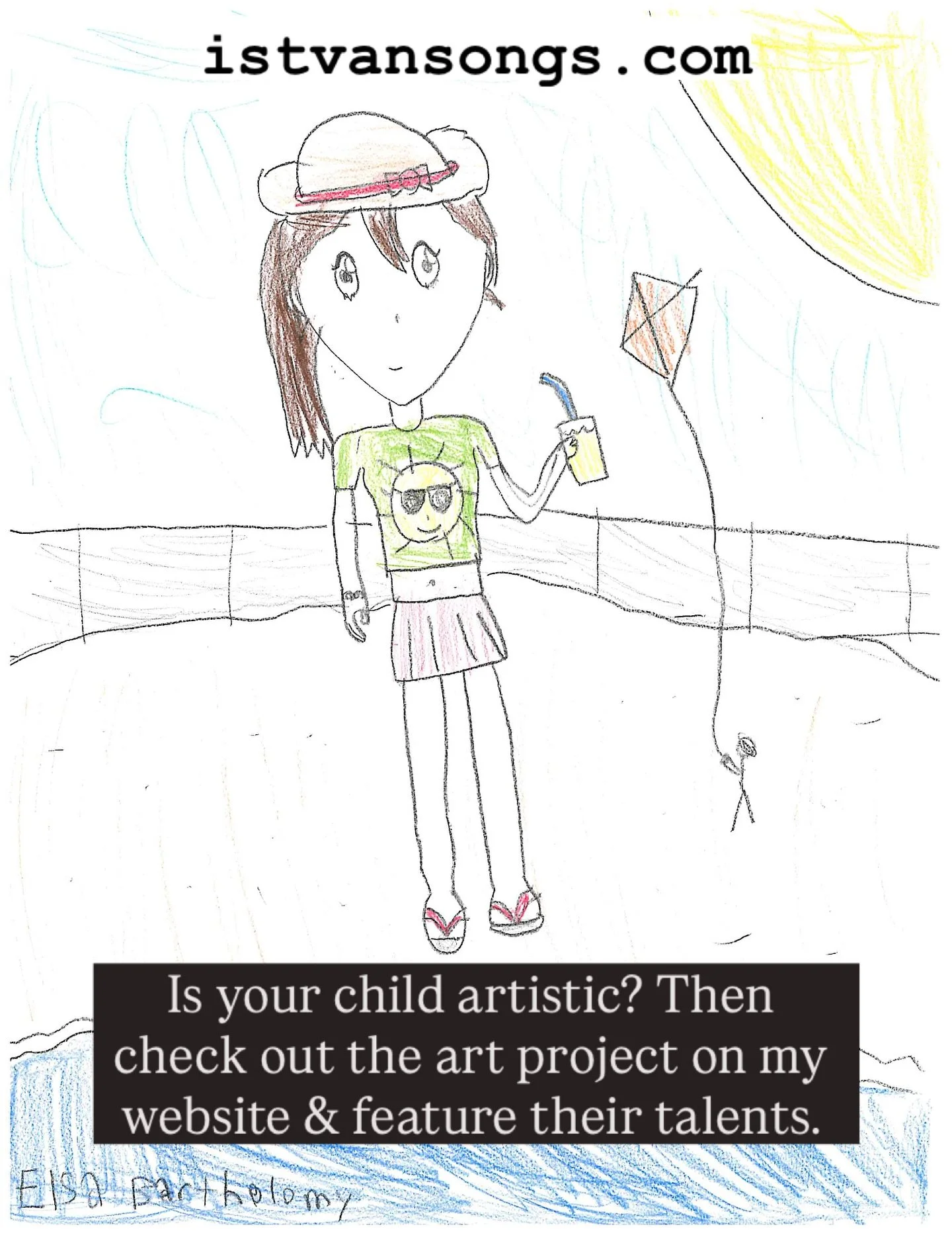 Go to istvansongs.com to contribute your art to a really cool project.