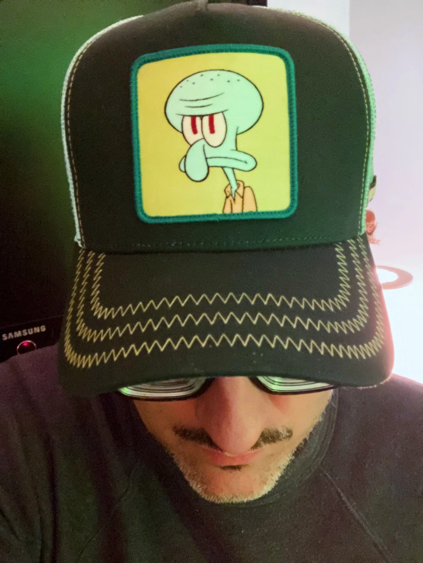 New hat arrived. #squidward