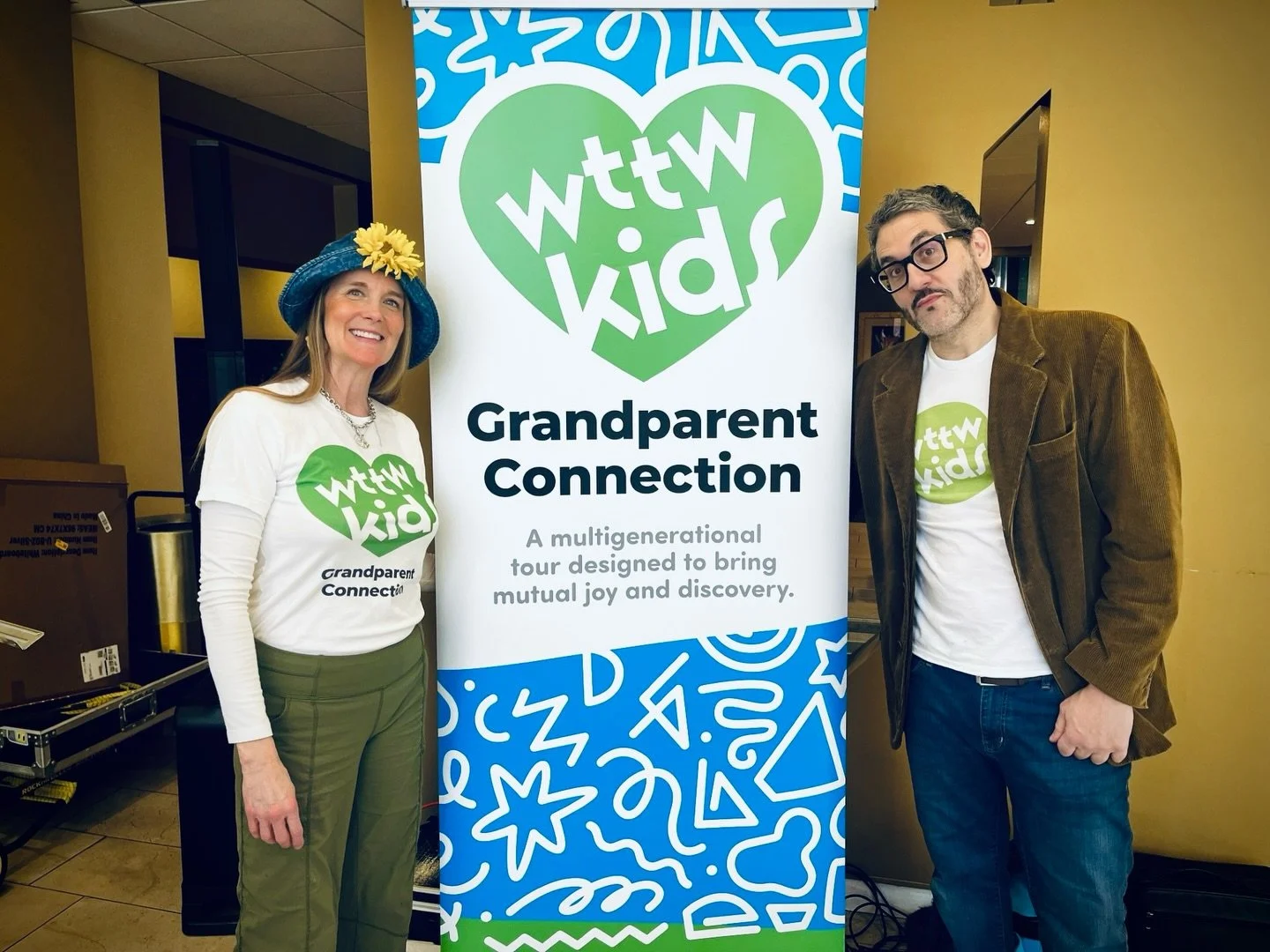 I finally got a few pics from one of our Grandparent Connection performances. Things are going really well and the reactions we&rsquo;re getting are incredibly positive. I&rsquo;m happy and proud to be a part of these WTTW/PBS events and even happier