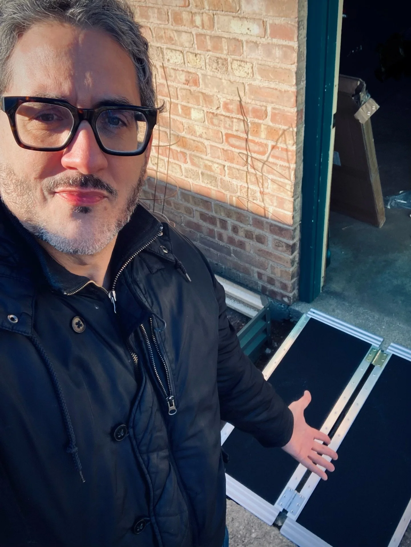 Guys are you excited about my new ramp!? Well you should be. I keep trying to be a total recluse but performing is still necessary and physically demanding so I&rsquo;m finding as many ways to make it less difficult. Wait til you see what&rsquo;s com