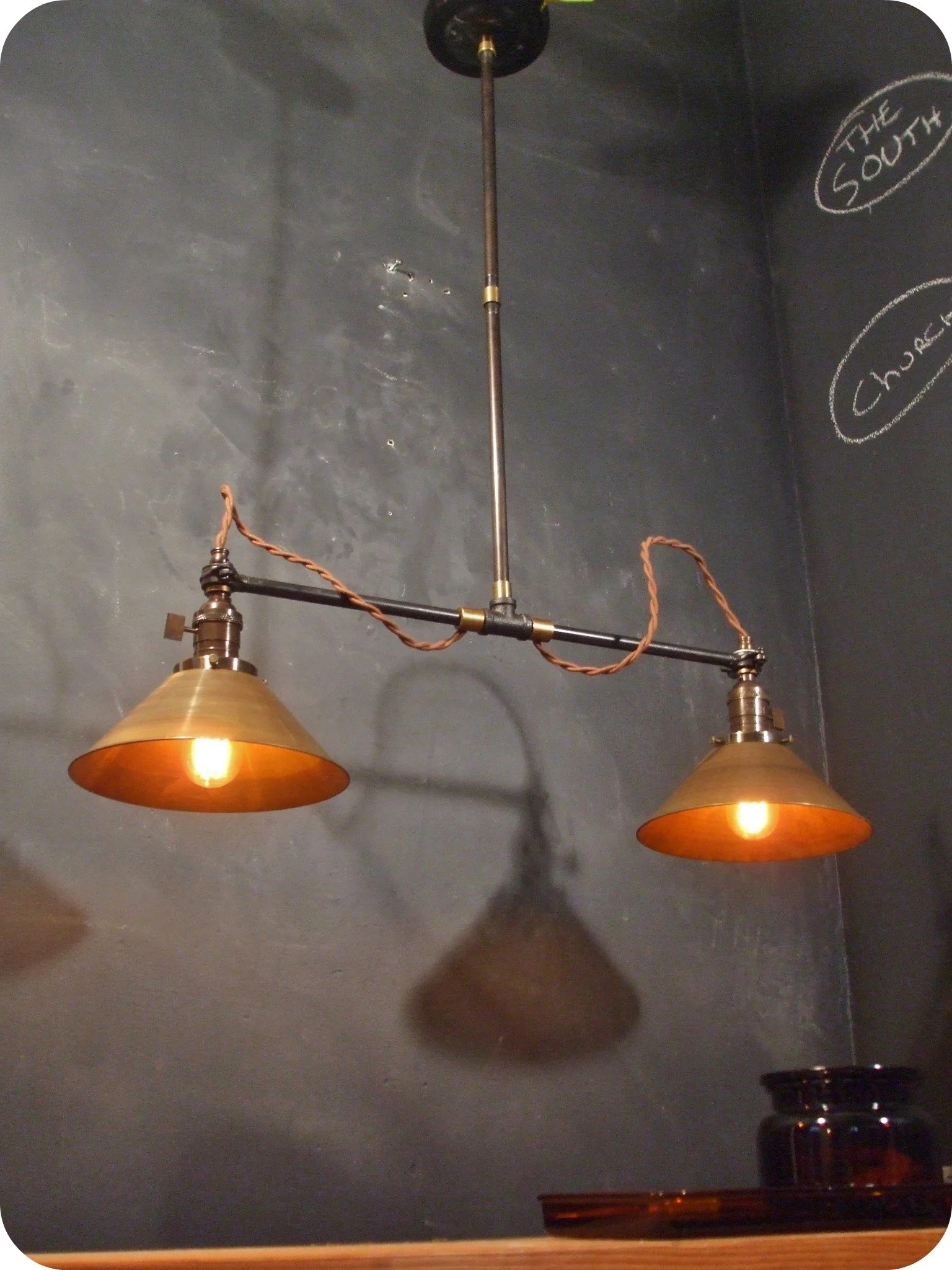 Gas Works Industrial Ceiling Fixture — DW Vintage Lighting Co.