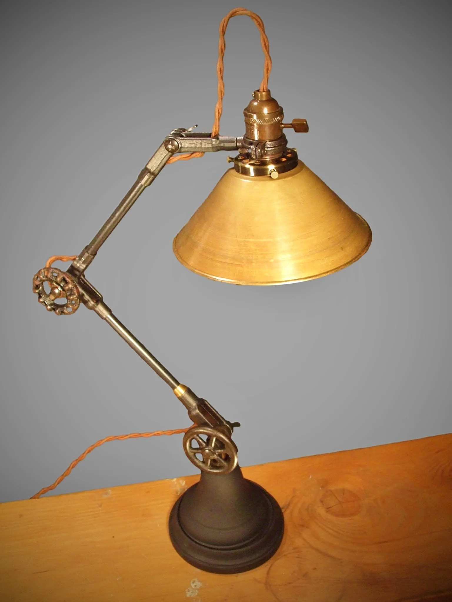 antique desk light