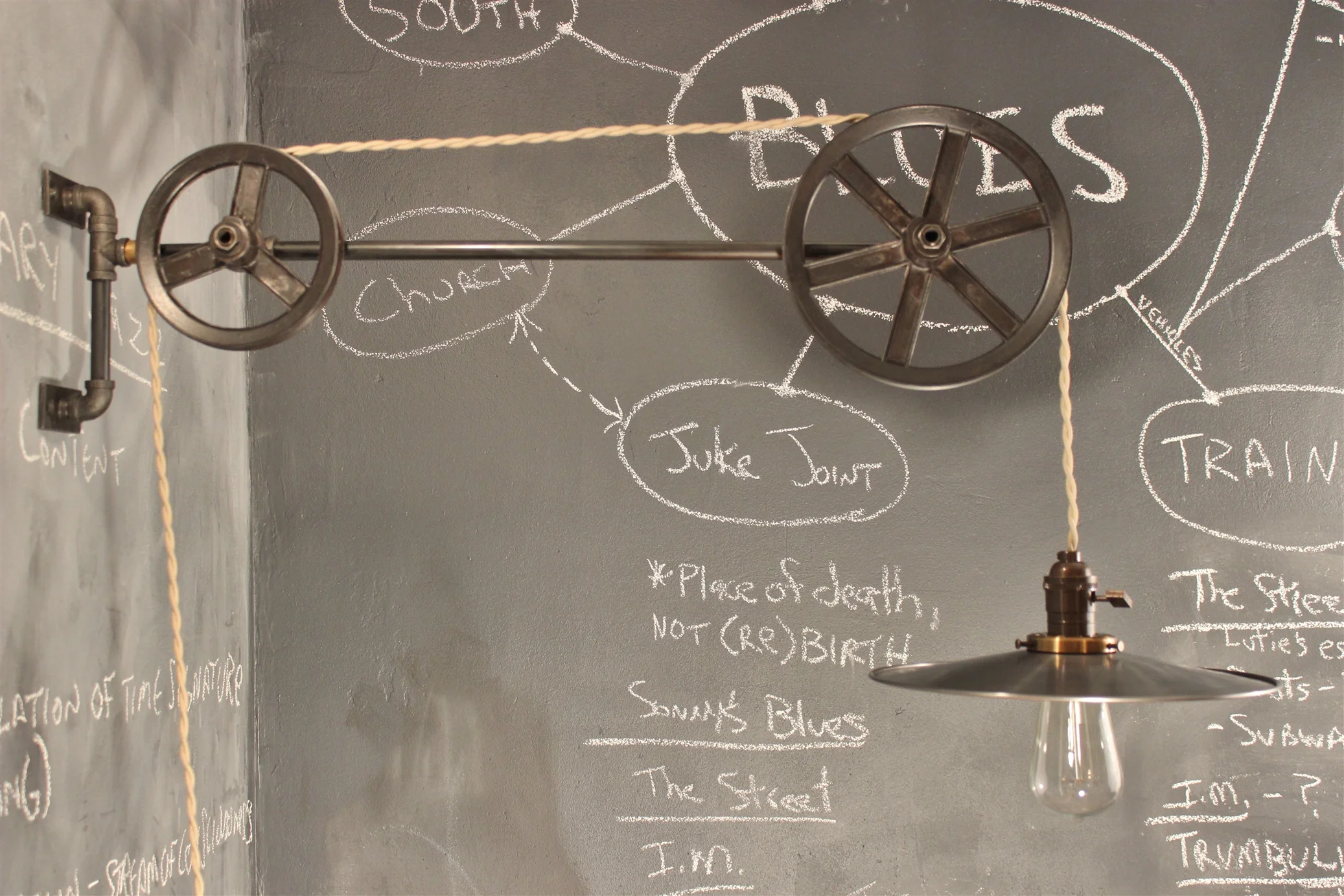 Vintage Pulley Light