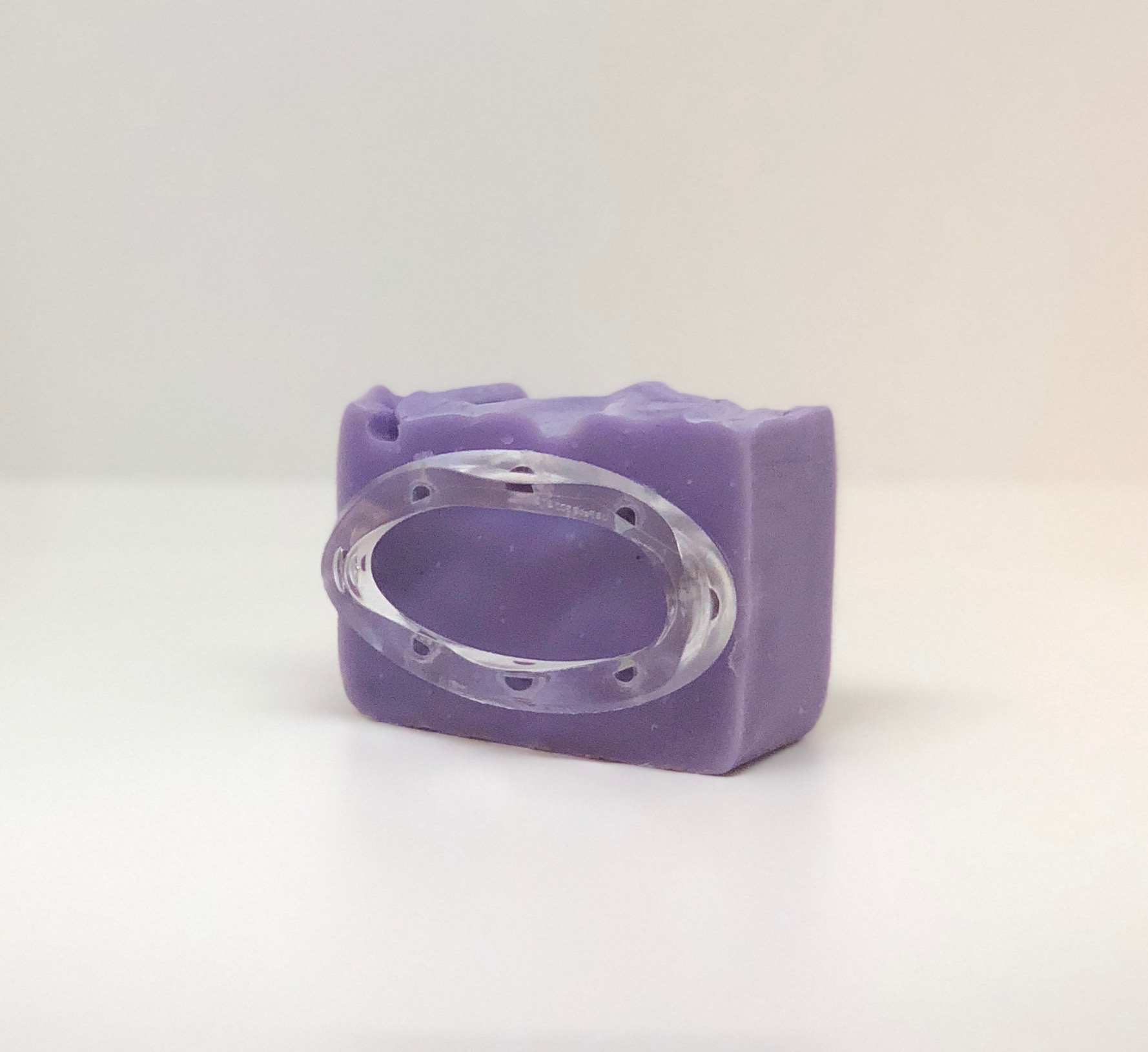 Perfect fit on our mini, soothing soap.
