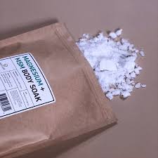 A magnesium bath soak like this one is great for transdermal absorption.