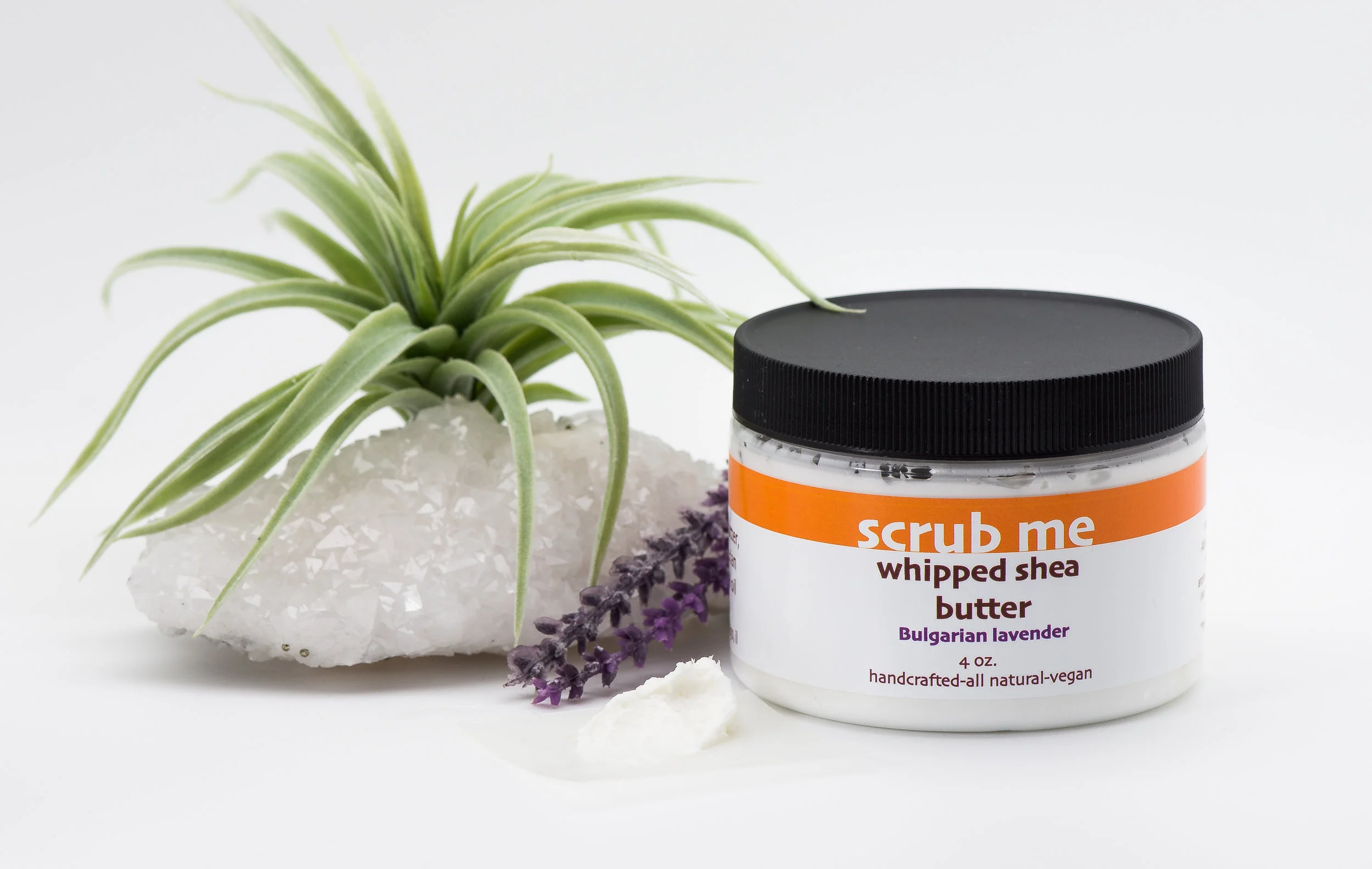 Lavender shea butter is made with Bulgarian lavender, great for relaxing the senses
