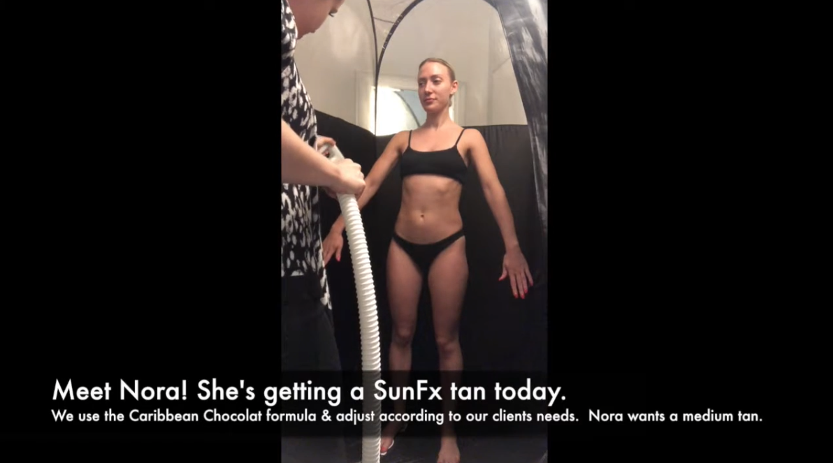 A Spray Tan at scrub me™ skin care