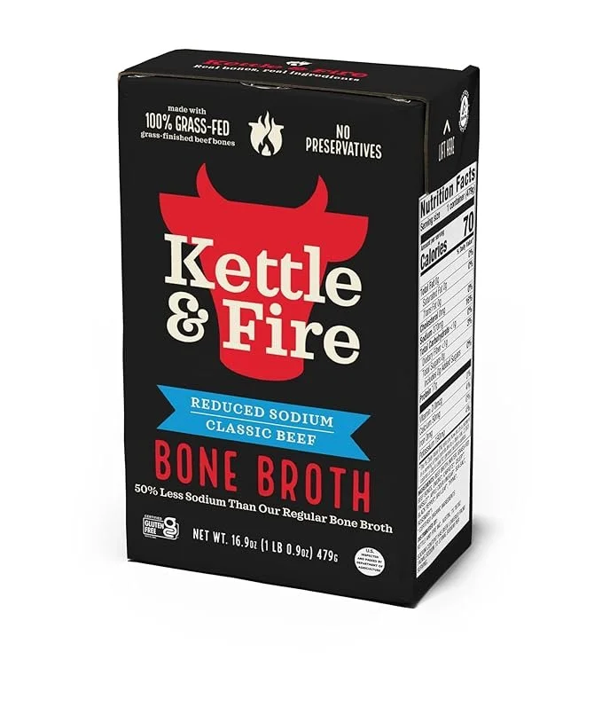 Kettle & Fire Reduced Sodium Classic Beef  Bone Broth