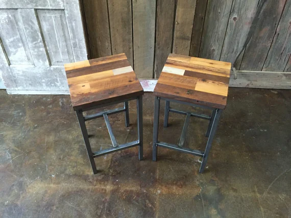 patchwork bar stools