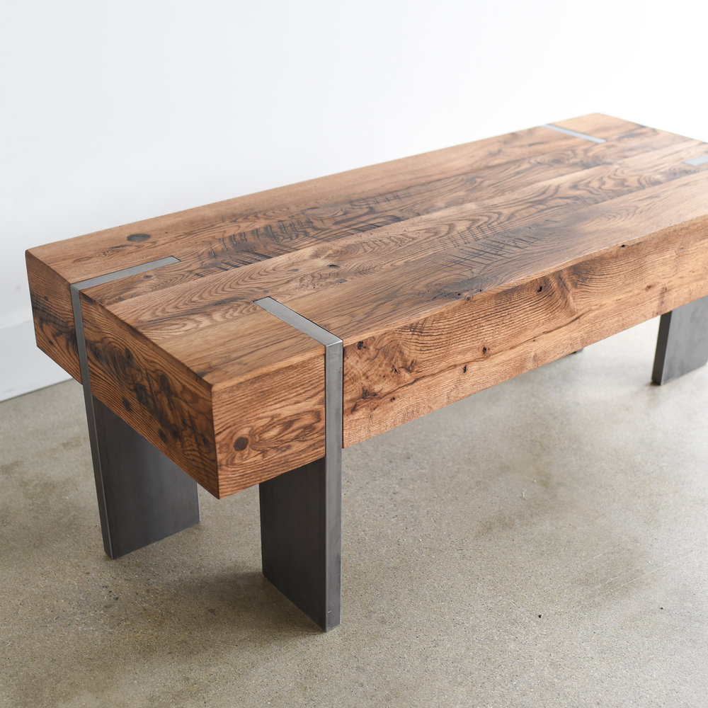 Modern Reclaimed Wood Coffee Table What We Make