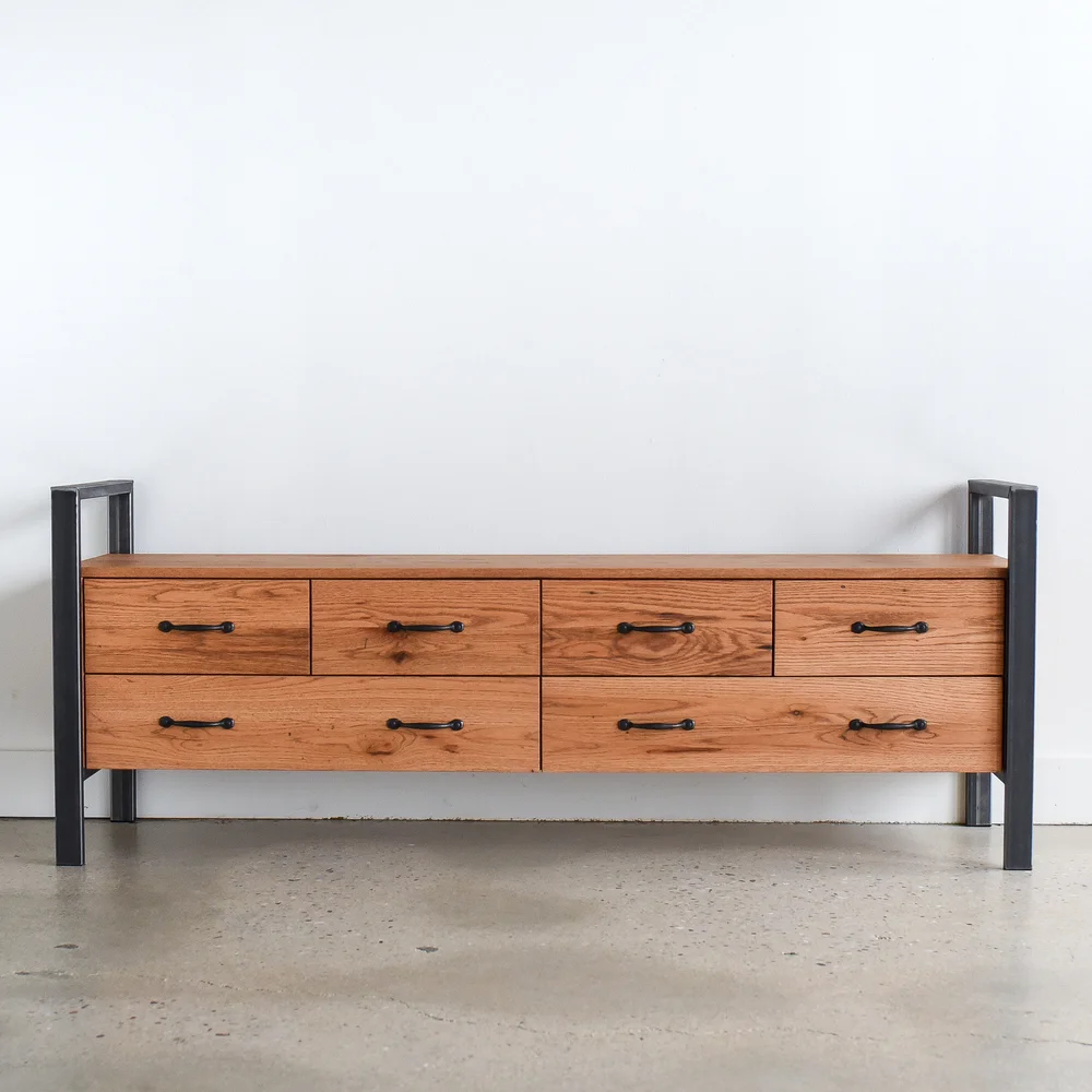 72 Industrial Reclaimed Wood Storage Bench What We Make