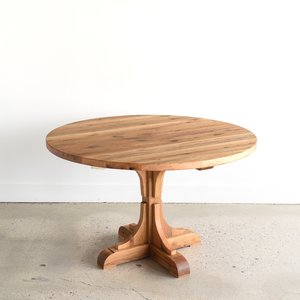 Reclaimed Wood Round Dining Table, Make Round Dining Table