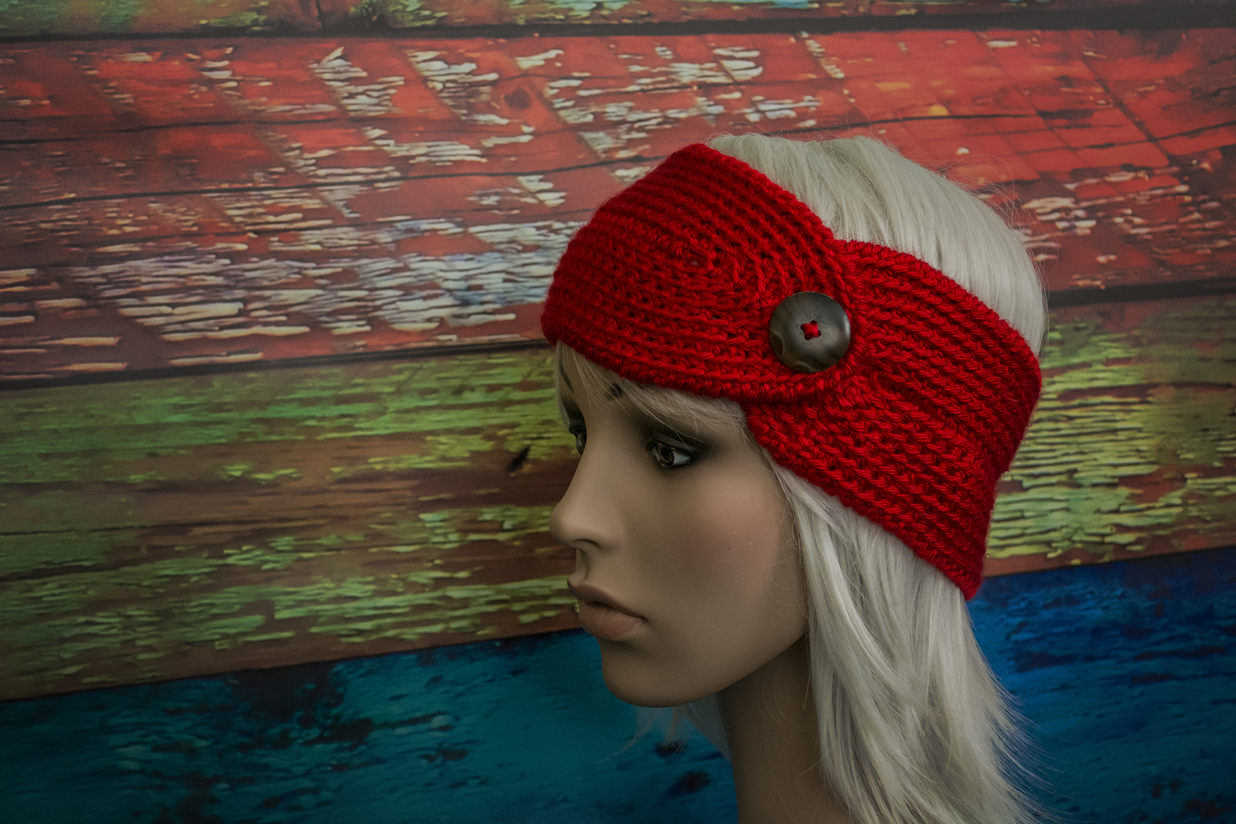 Free Crochet Pattern Easy And Pretty Headband With Button