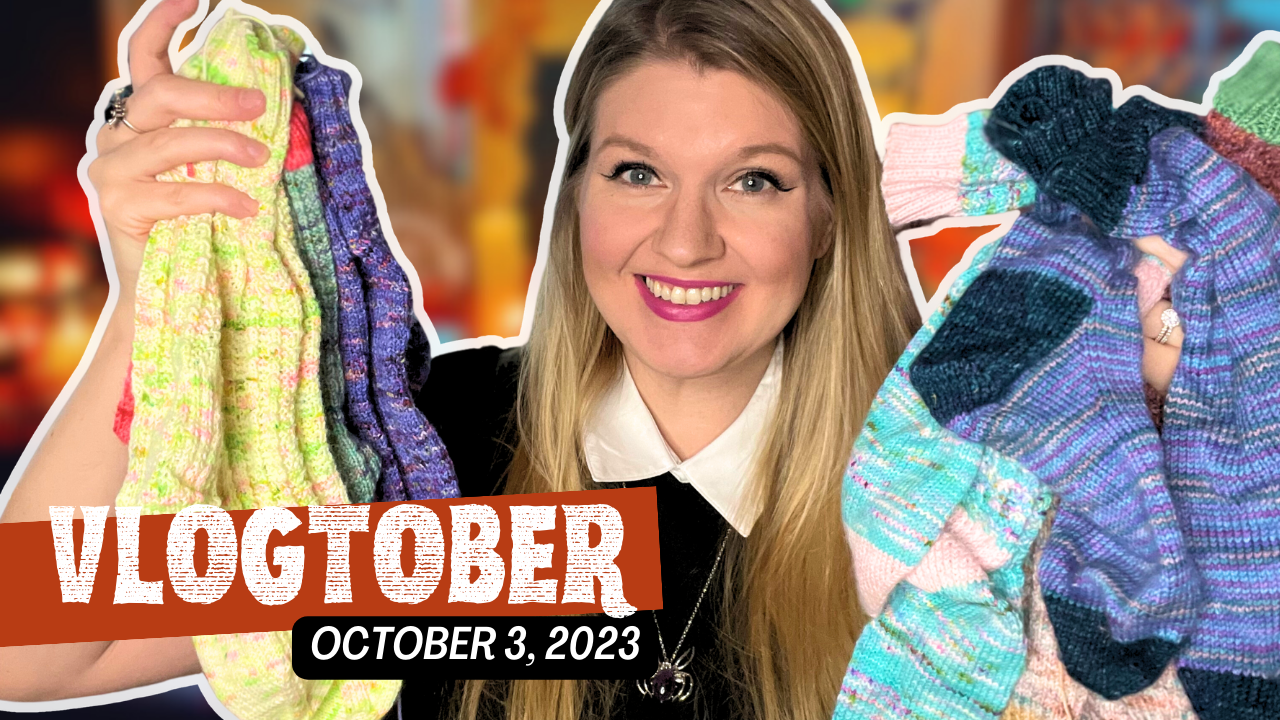 [BEER KNITS PODCAST] Vlogtober Week 1