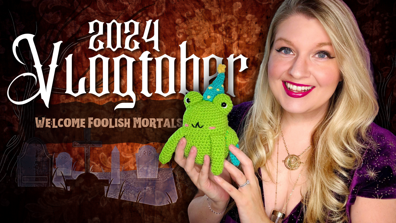 [VLOGTOBER 2024] Halloween Yarn Countdowns | Spooky Crochet Projects | October Crafting