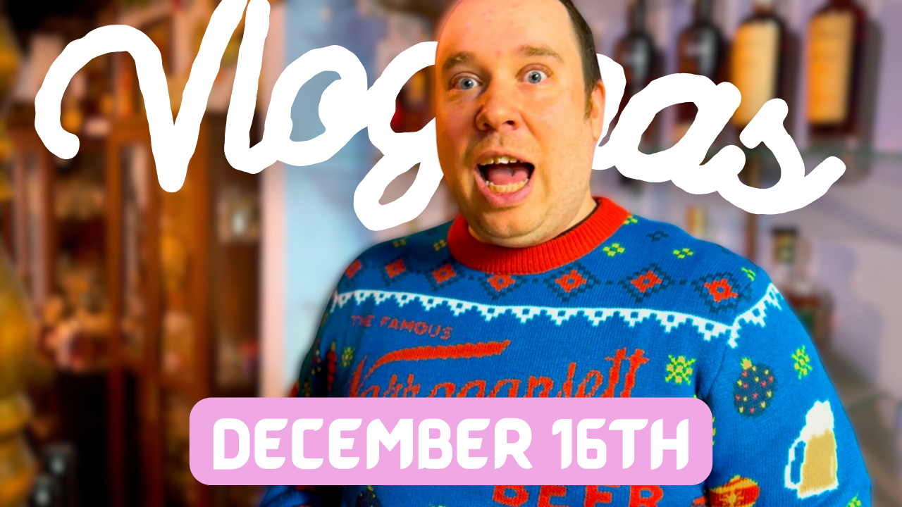[VLOGMAS 2024] Day 16: Another Long Work Day | Banana Walnut Old Fashioned | Advent Knitting
