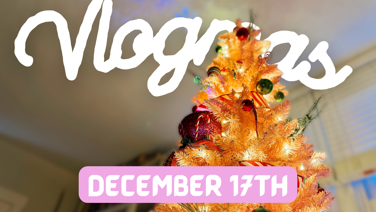 [VLOGMAS 2024] Day 17: Two More Crochet Advent Squares | All the Dog Content