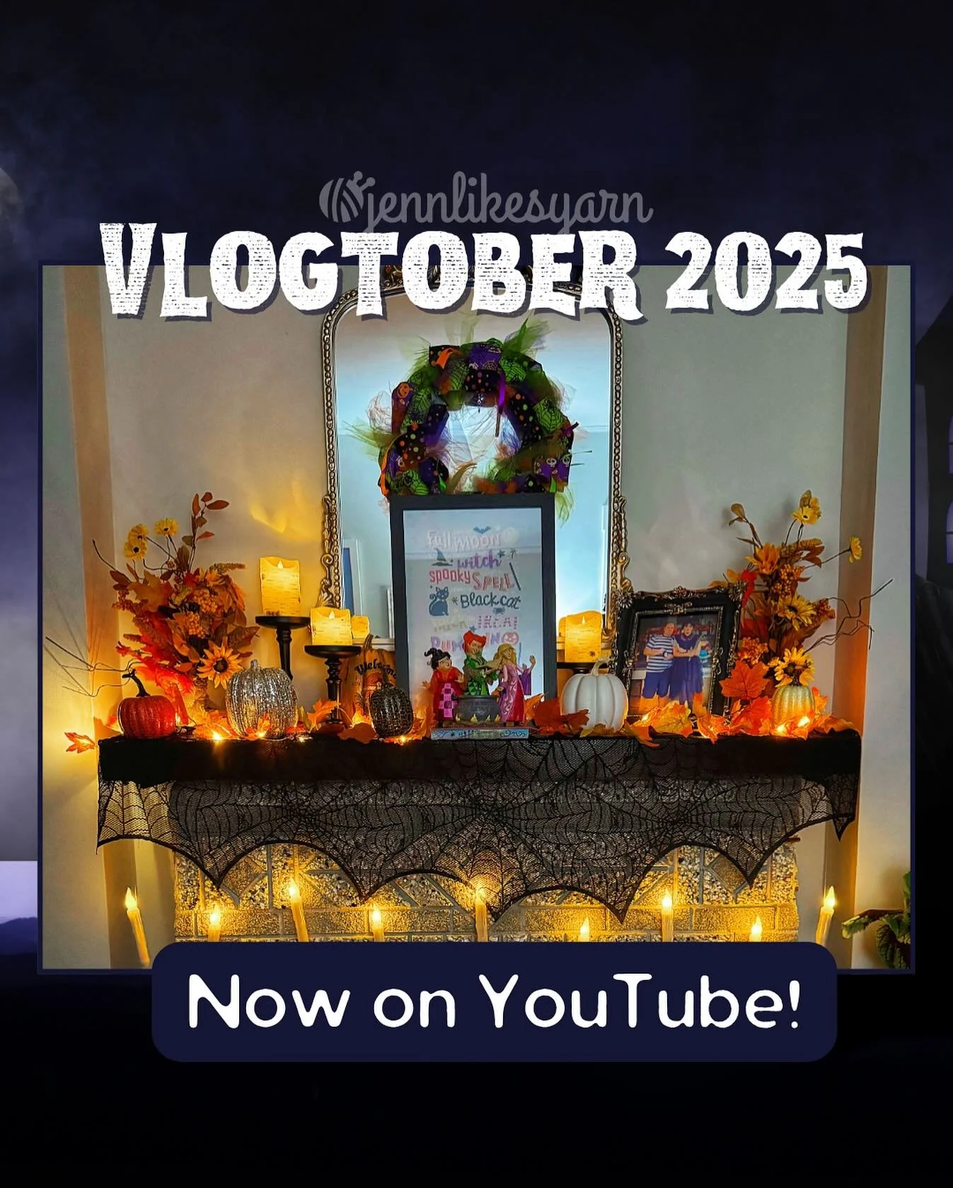 👻✨ Vlogtober 2025 is here! I&rsquo;m mixing things up this year with themed episodes instead of weekly roundups&mdash;starting with a Halloween home tour full of cozy cross stitch and spooky decor. 

If you love fall crafting, handmade touches, and 