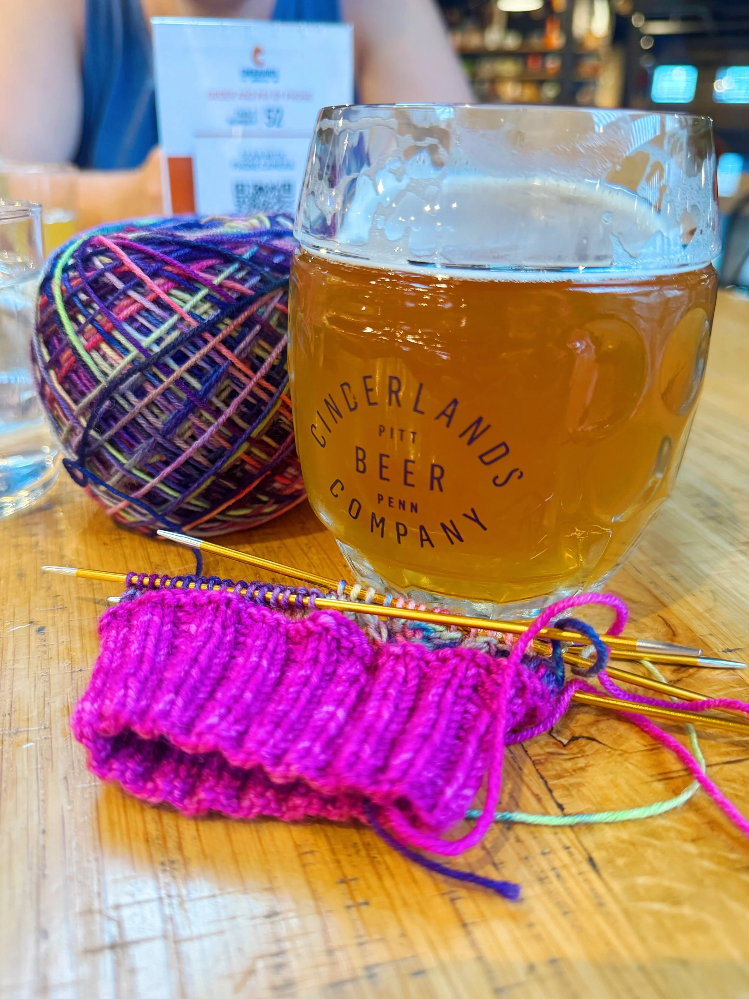 My weekend of knitting and brewery hopping in Pittsburgh has come to an end, but at least I have plenty of supplies to take home with me.

Cuz you know my yarn stash is wasting away&hellip;

We made the trip specifically do I could pop into @moonandy