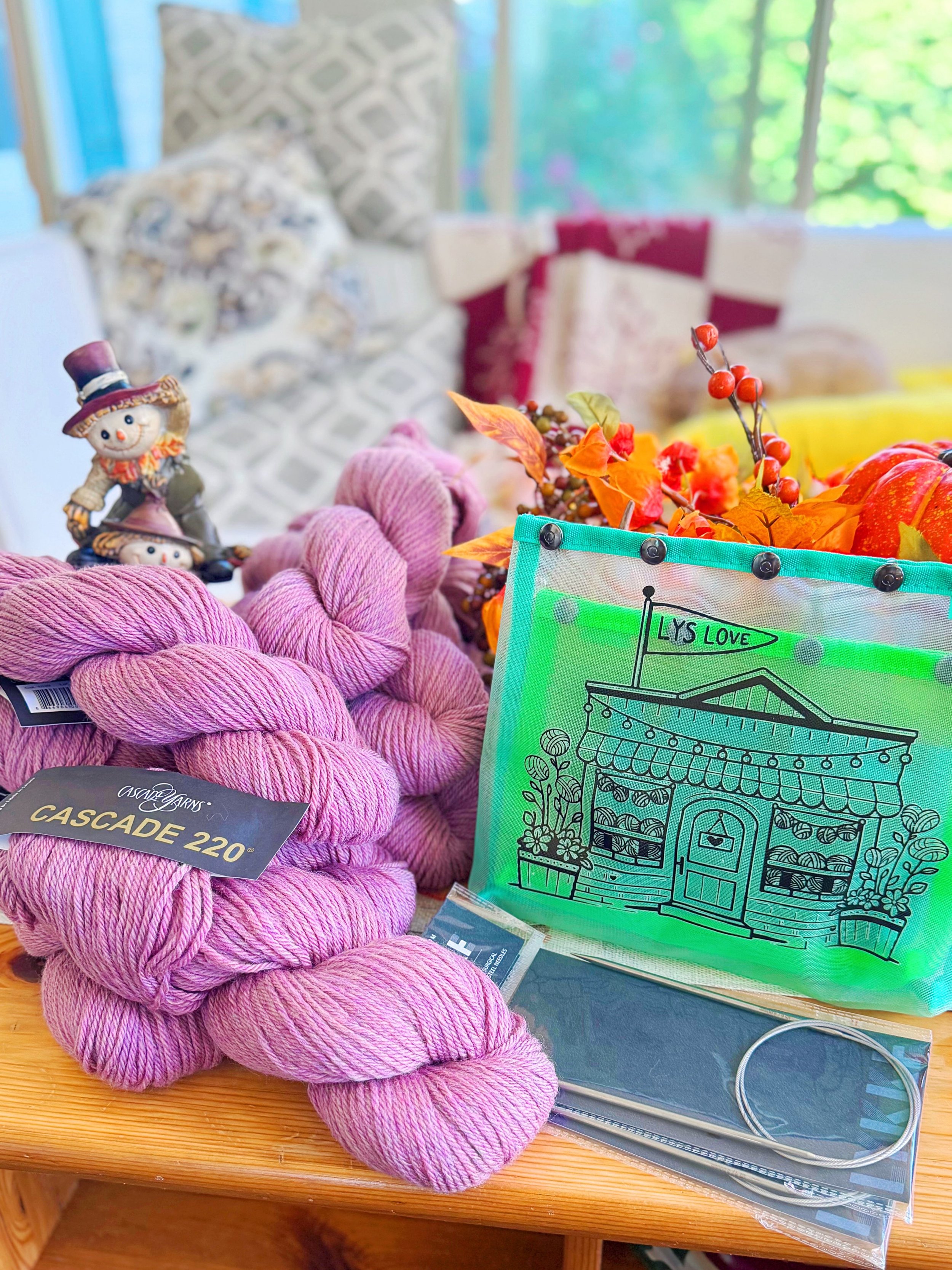 Visiting my dad for the afternoon so finally got a chance to pop into @followgoshyarnit and spend some gift cards I got last Christmas. 

This gorgeous Cascade 220 will be turned into a Granny Cardigan by Joji Locatelli. I&rsquo;ve got a lot going on