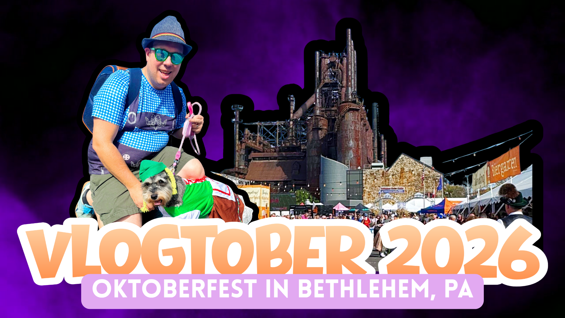 [VLOGTOBER 2026 🎃] Oktoberfest in Bethlehem, PA | Food, Drinks &amp; Weenie Dog Races