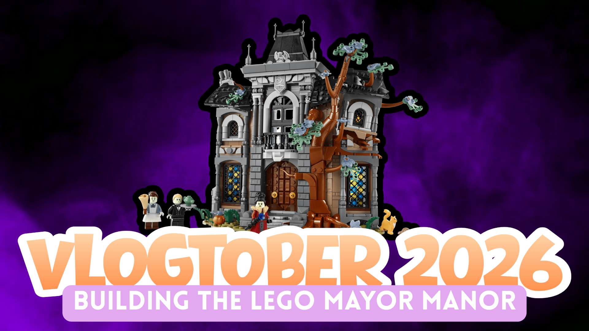 [VLOGTOBER 2026 🎃] Building LEGO Mayor Manor | A Spooky New Halloween Set