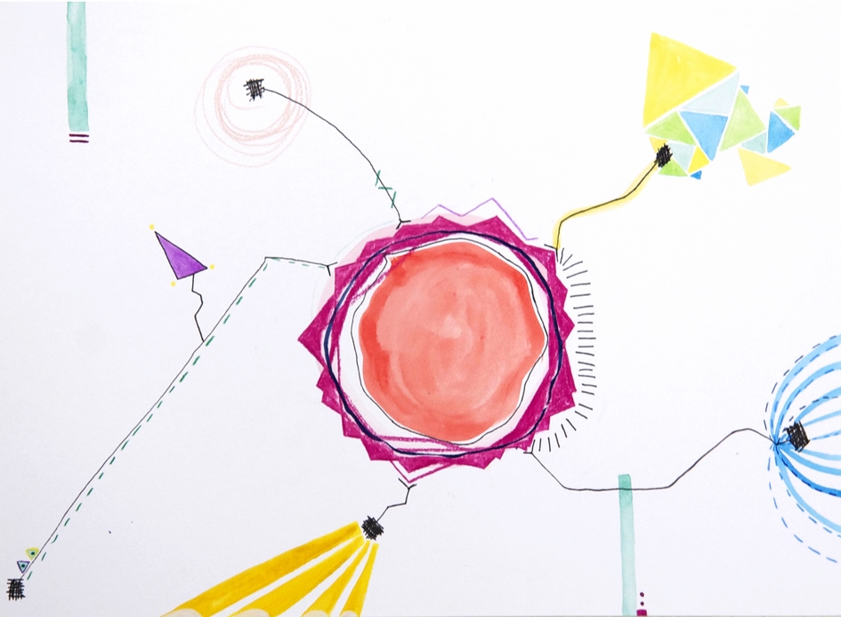 teleport me \\ 11x15 mixed media on paper #scribblestories