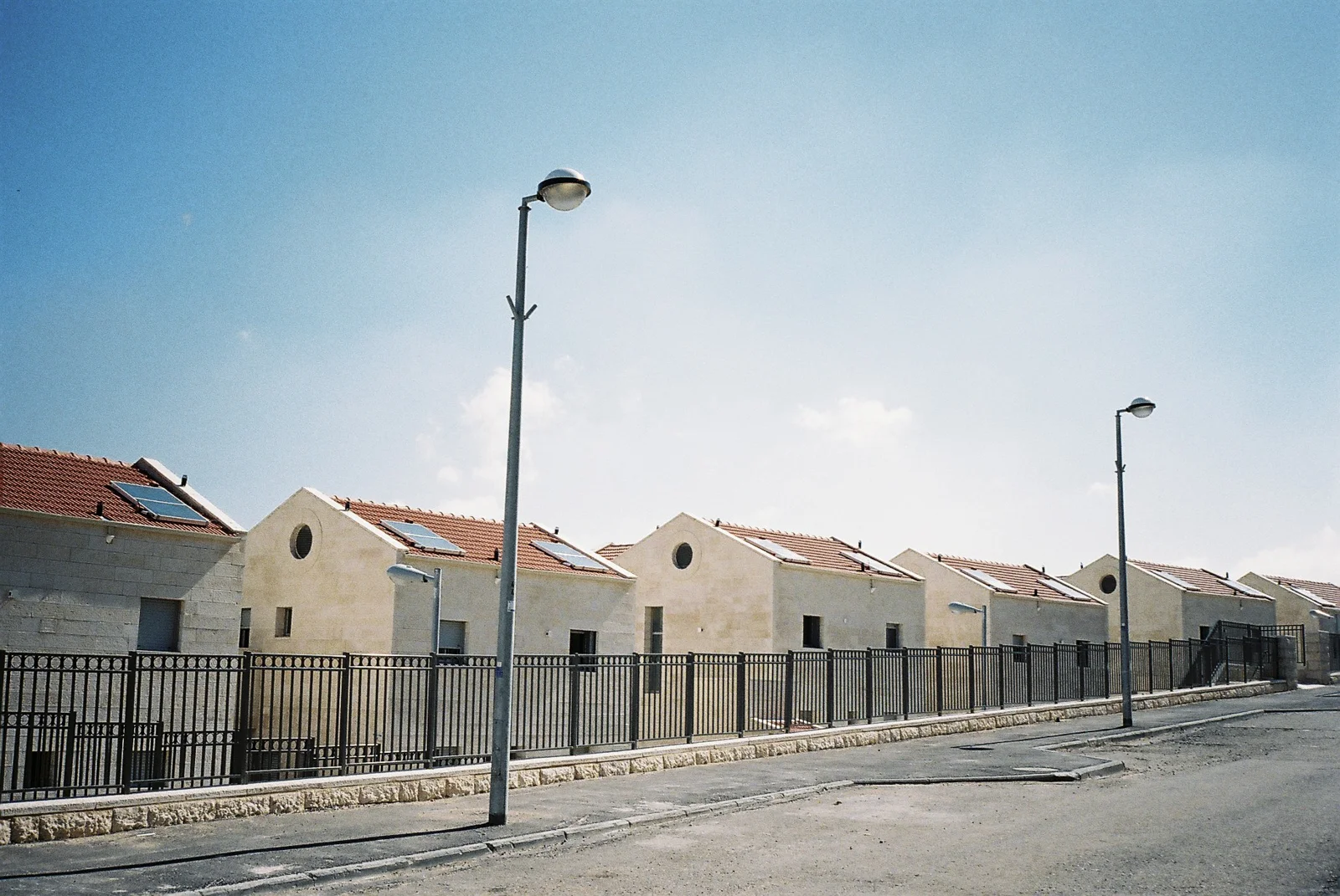 Newly constructed apartment buildings in Pisgat Ze'ev, an Israeli settlement in East Jerusalem.