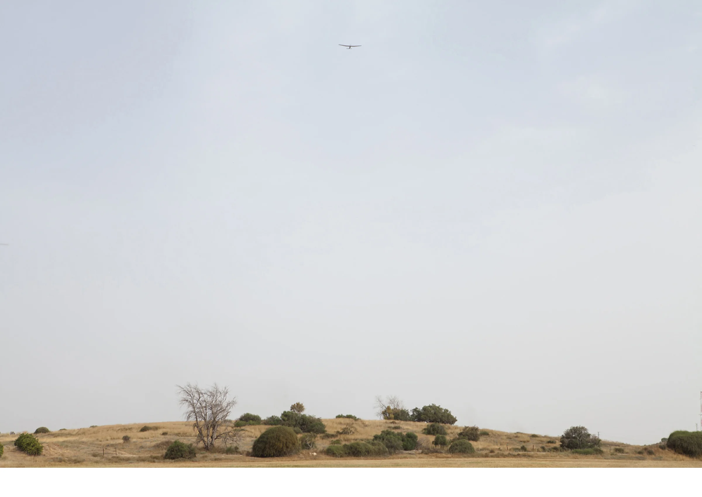 Near Erez Crossing, Israel-Gaza Border A drone flown by an Israeli army intelligence unit during a demonstration flight.