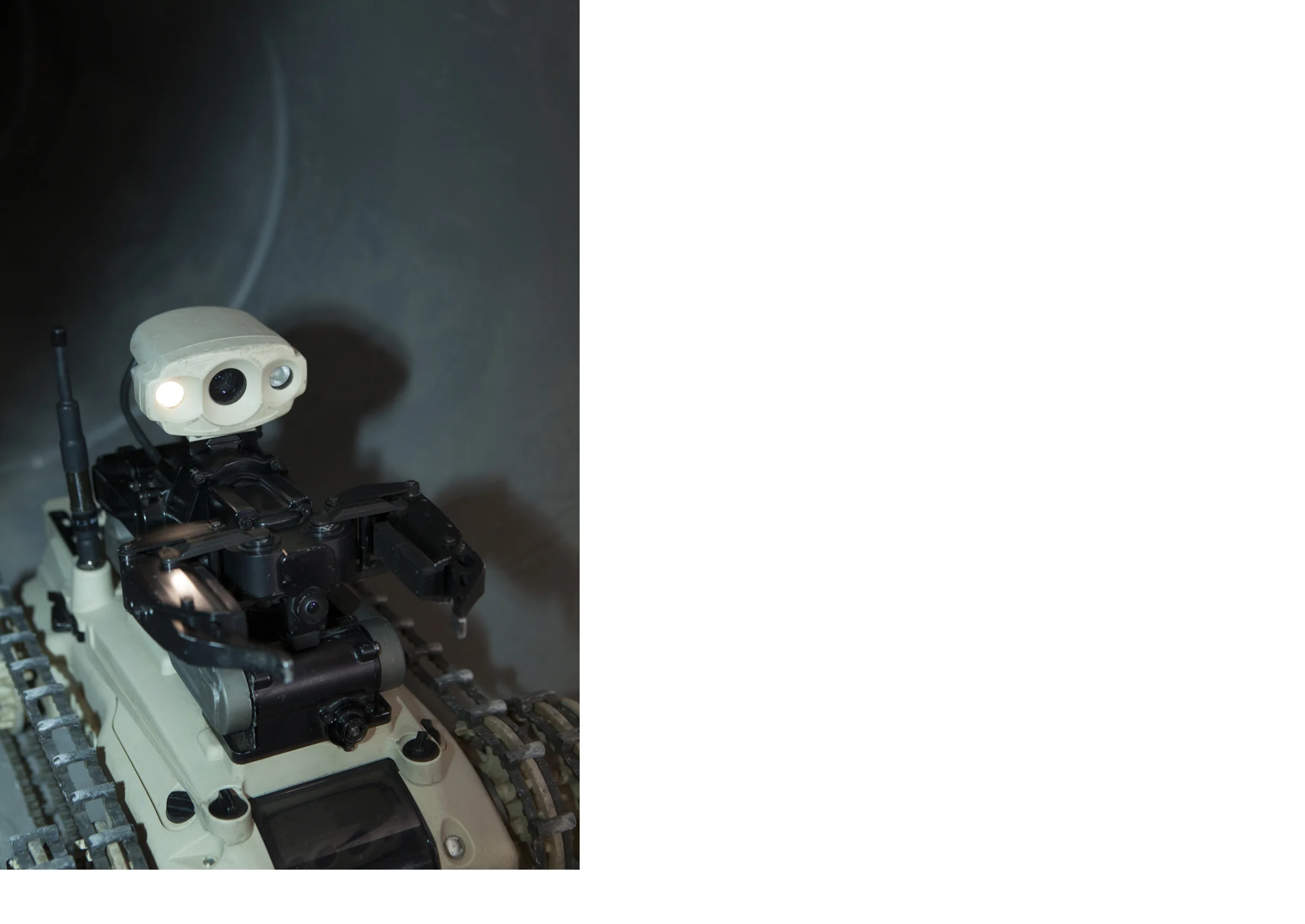 Tel Aviv, Israel The Military Tactical Ground Robot, made by the Israeli company Roboteam, during a demonstration at their factory.