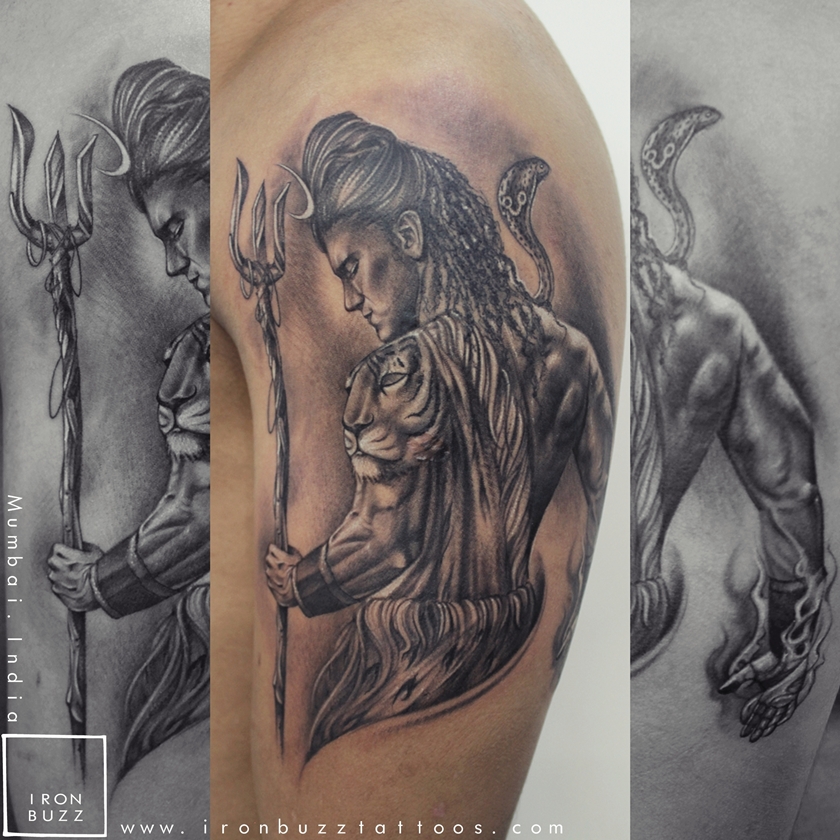 Lord Shiva Tattoo 'The Lord is Back' series by Eric Jason D'souza - Iron  Buzz Tattoos